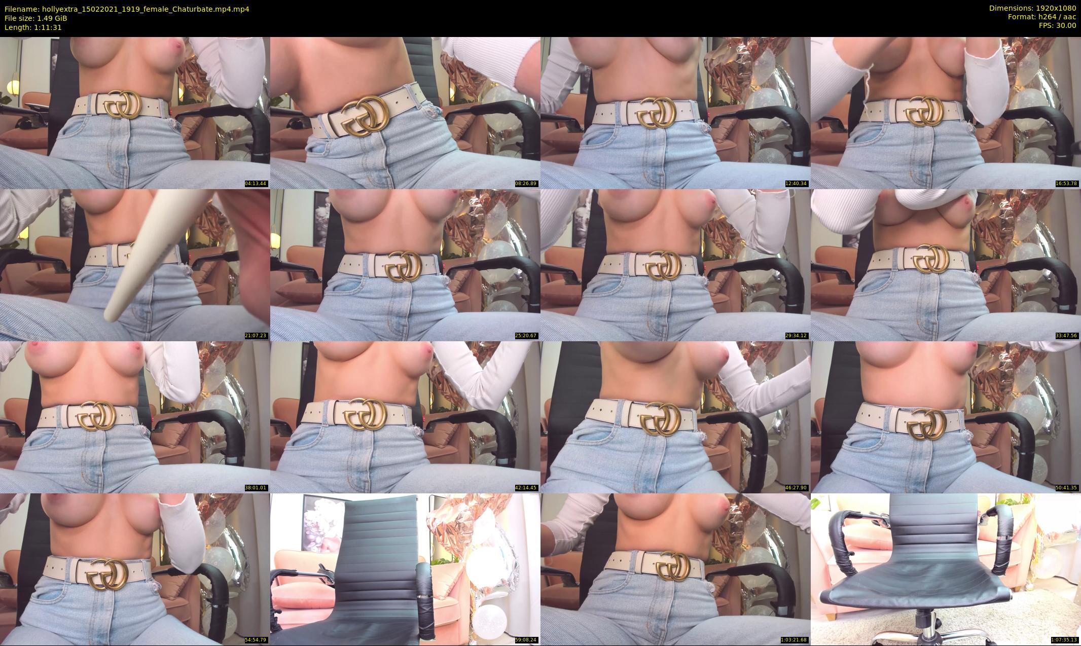 hollyextra — 72 minute Chaturbate female cam show recording, 1080p, Feb 15, 2021