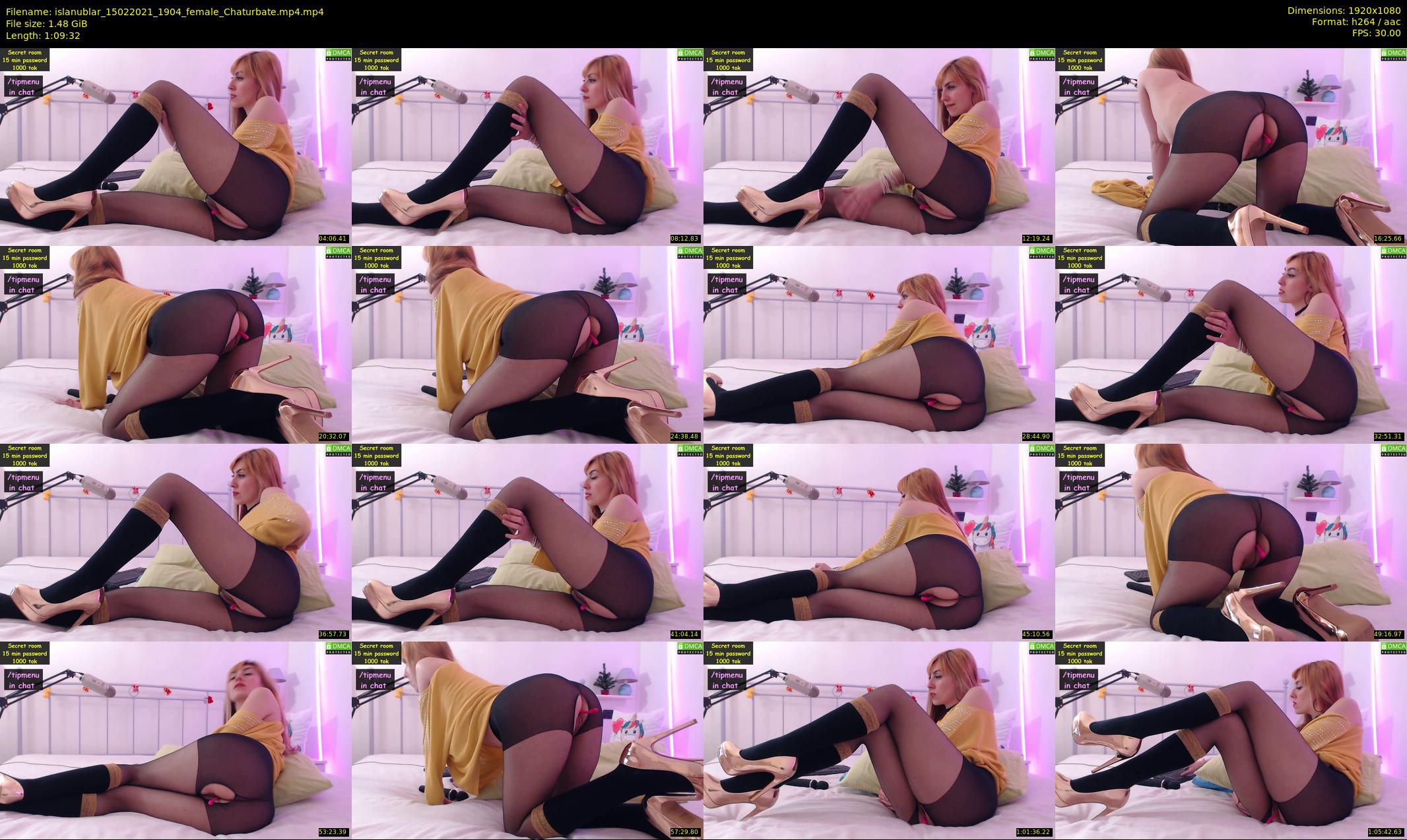 islanublar — 70 minute Chaturbate female cam show recording, 1080p, Feb 15, 2021