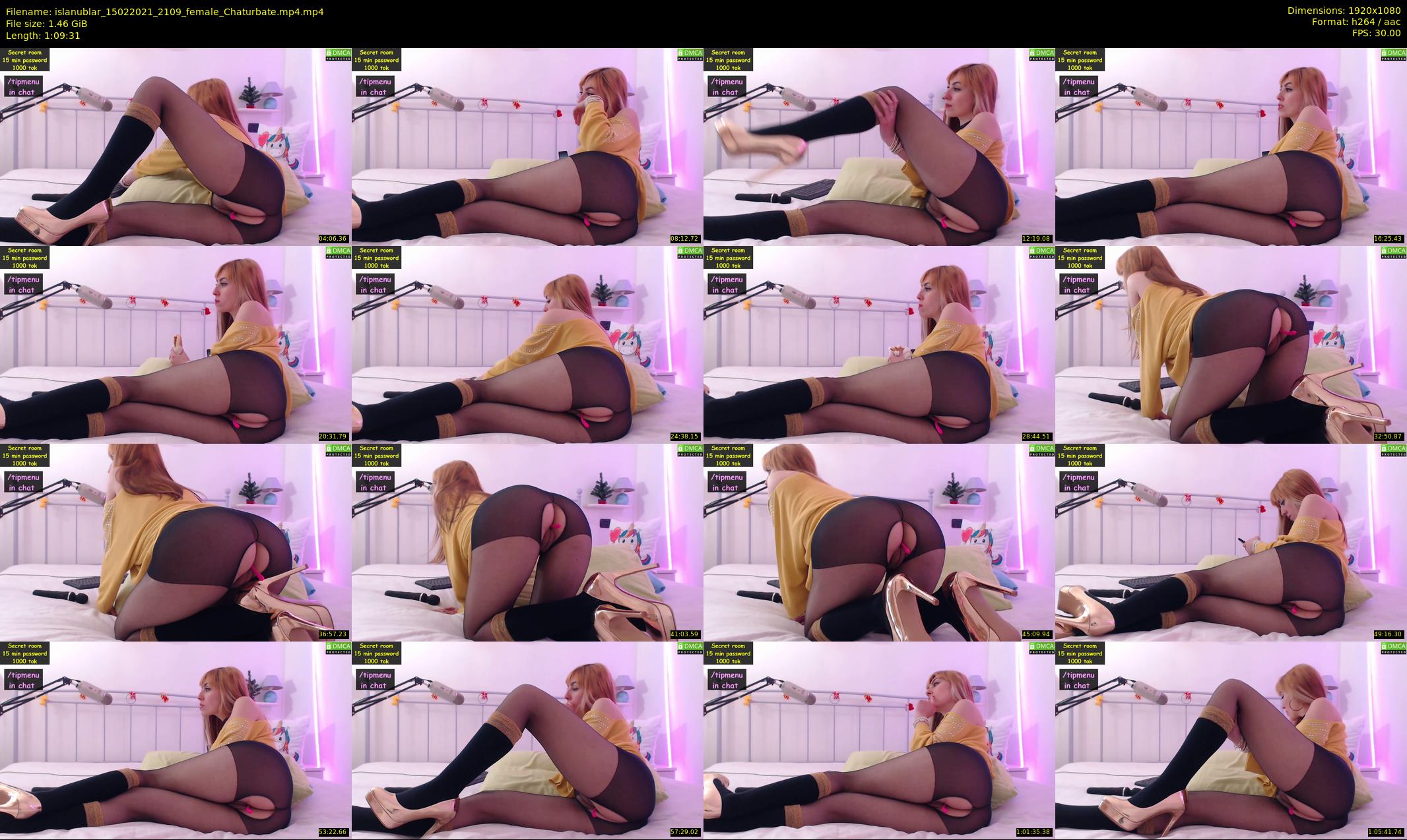 islanublar — 70 minute Chaturbate female cam show recording, 1080p, Feb 15, 2021