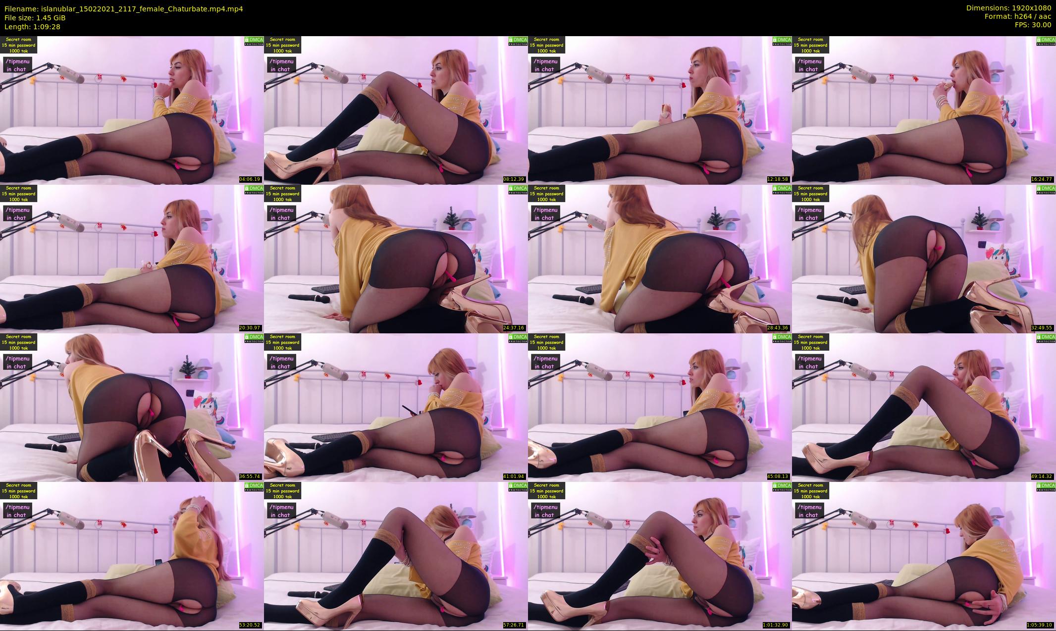 islanublar — 70 minute Chaturbate female cam show recording, 1080p, Feb 15, 2021