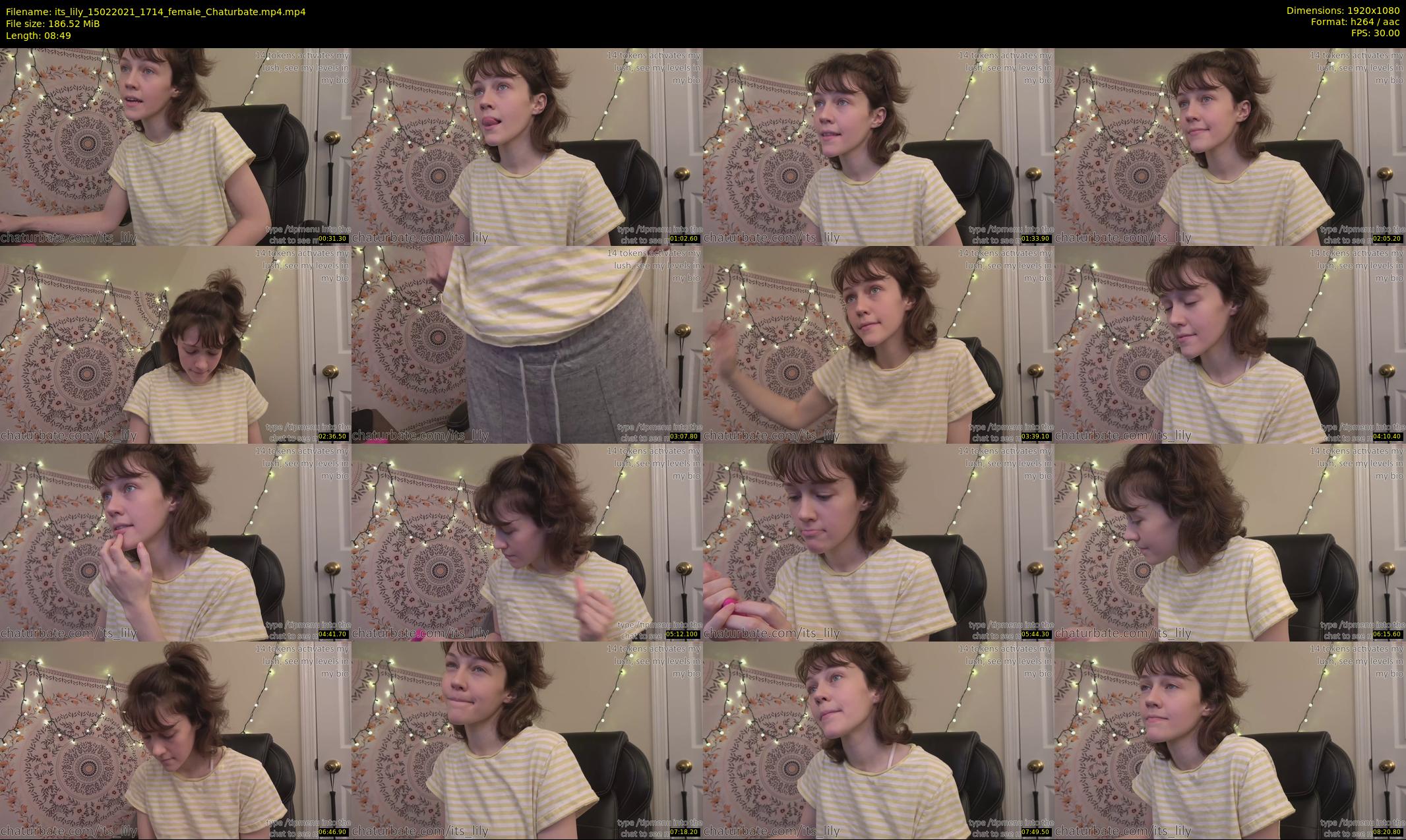 its_lily — 9 minute Chaturbate female cam show recording, 1080p, Feb 15, 2021