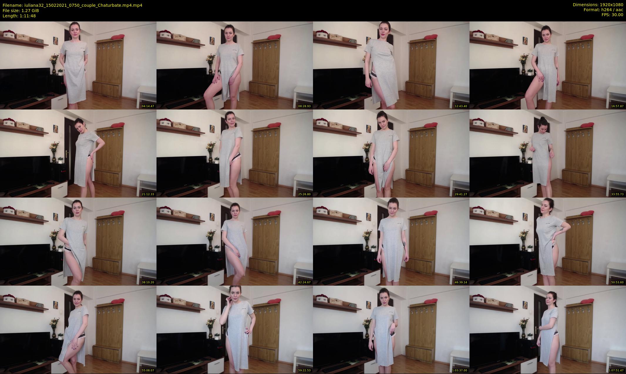 iuliana32 — 72 minute Chaturbate couple cam show recording, 1080p, Feb 15, 2021