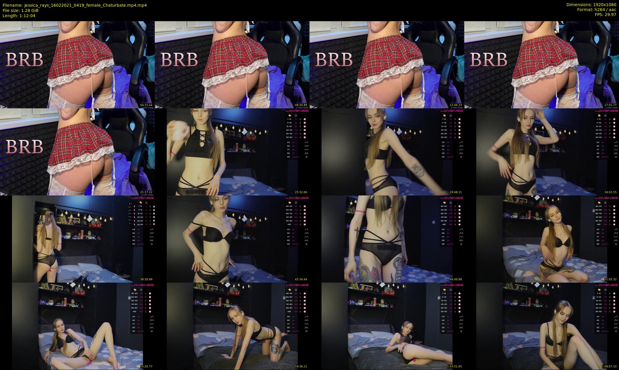 jessica_rays — 73 minute Chaturbate couple cam show recording, 1080p, Feb 16, 2021
