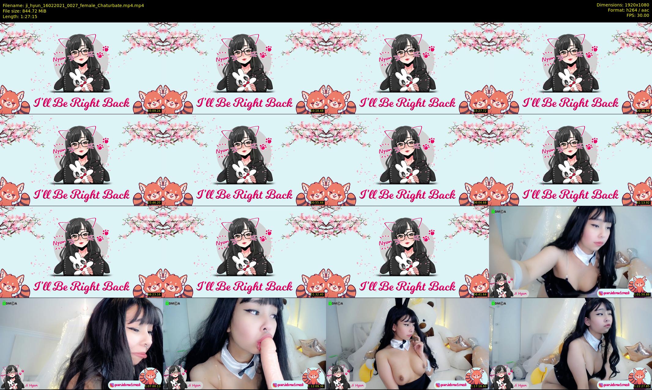 ji_hyun — 88 minute Chaturbate female cam show recording, 1080p, Feb 16, 2021