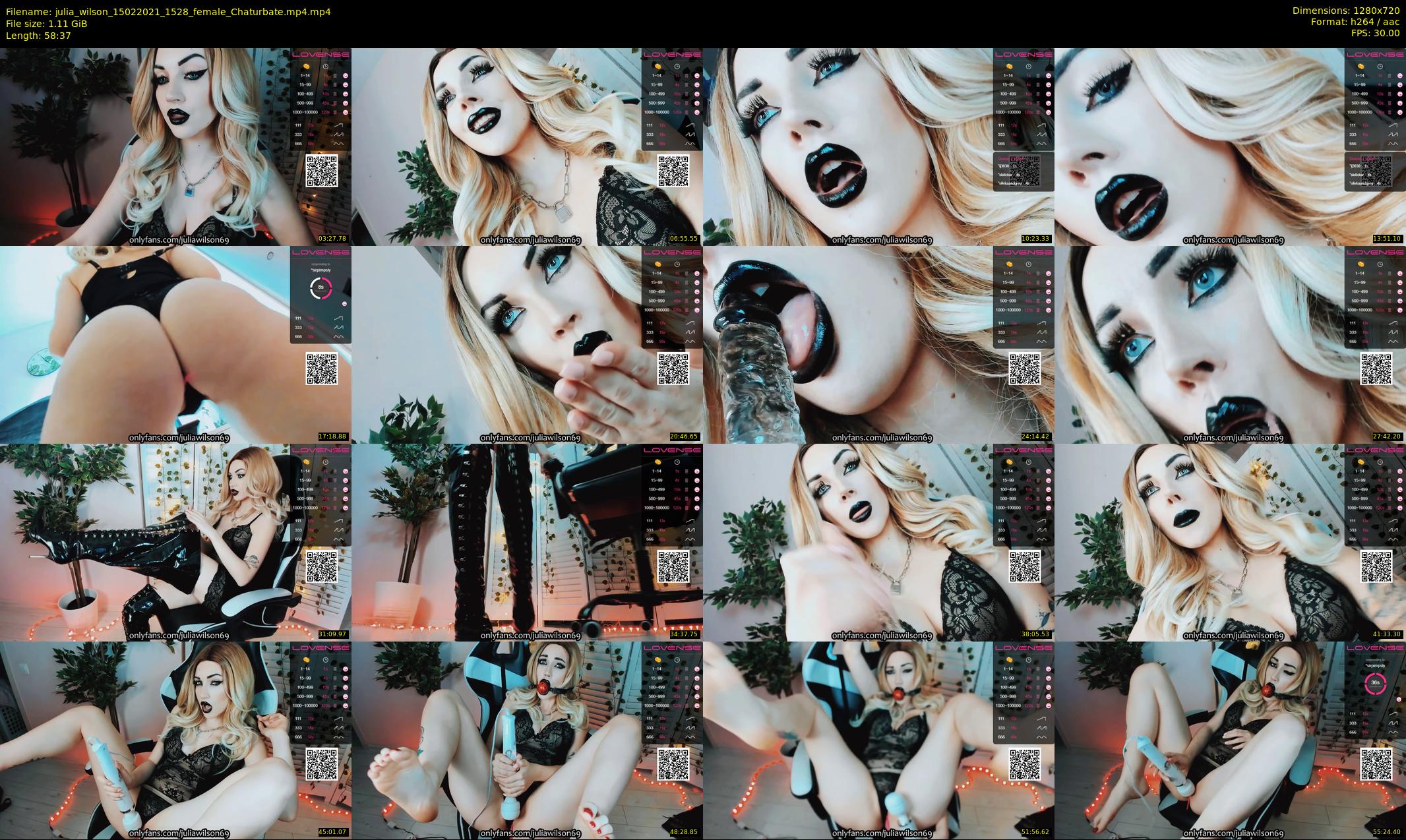 julia_wilson — 59 minute Chaturbate female cam show recording, 720p, Feb 15, 2021