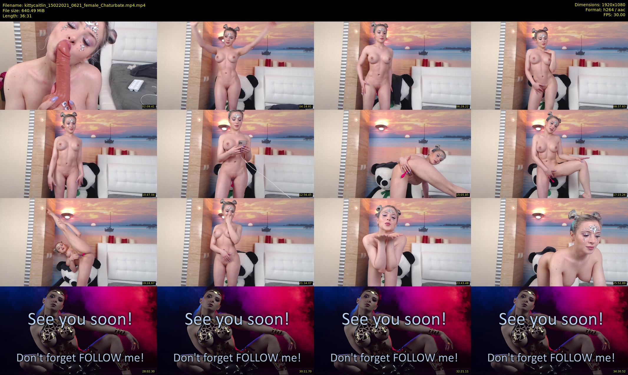kittycaitlin — 37 minute Chaturbate female cam show recording, 1080p, Feb 15, 2021
