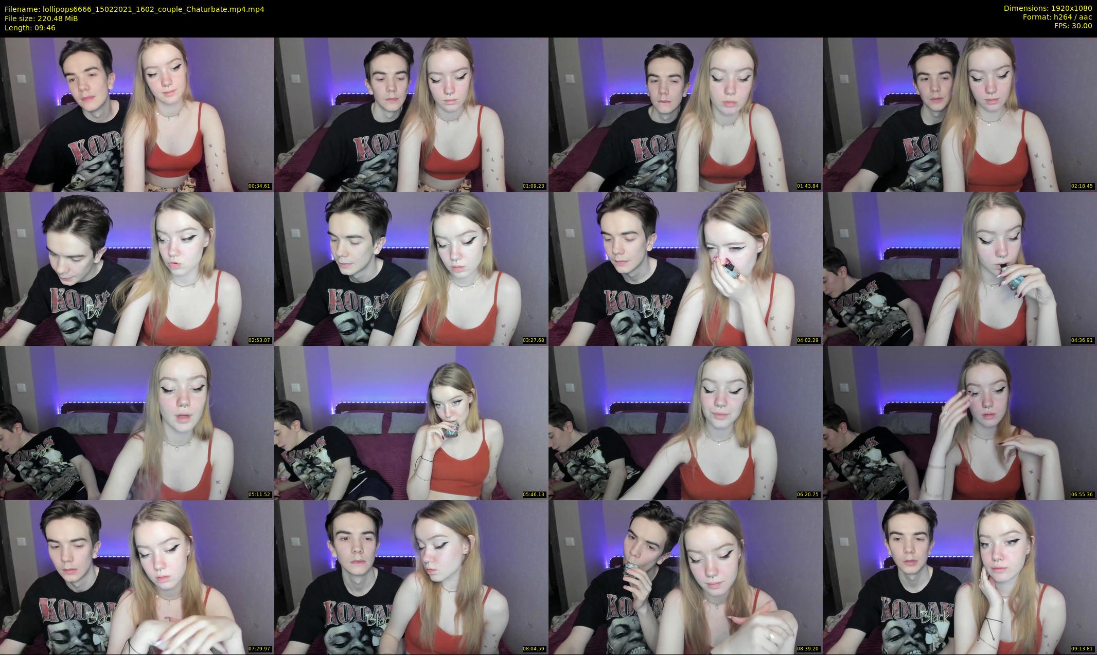 lollipops6666 — 10 minute Chaturbate couple cam show recording, 1080p, Feb 15, 2021