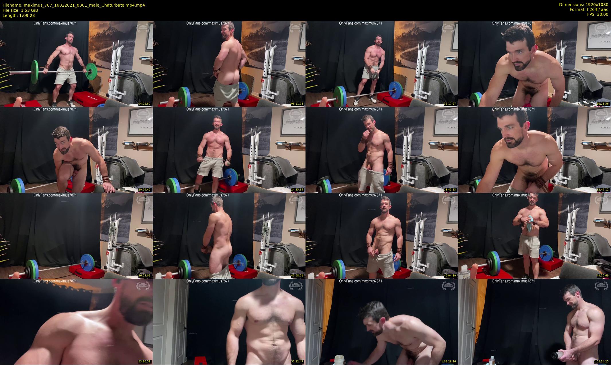 maximus_787 — 70 minute Chaturbate male cam show recording, 1080p, Feb 16, 2021