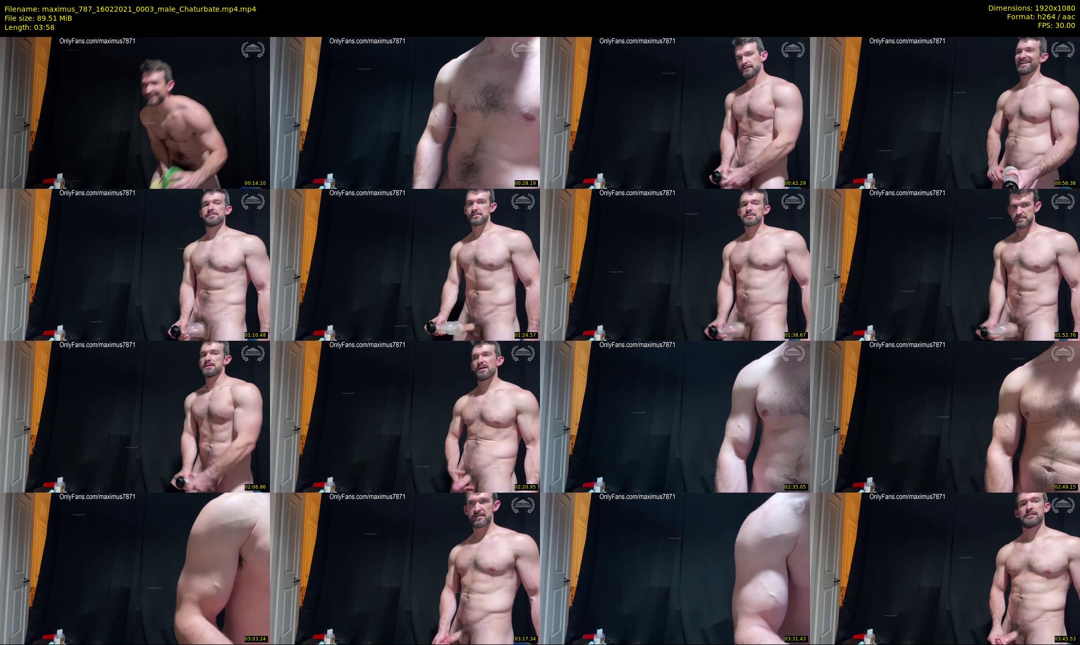 maximus_787 — 4 minute Chaturbate male cam show recording, 1080p, Feb 16, 2021