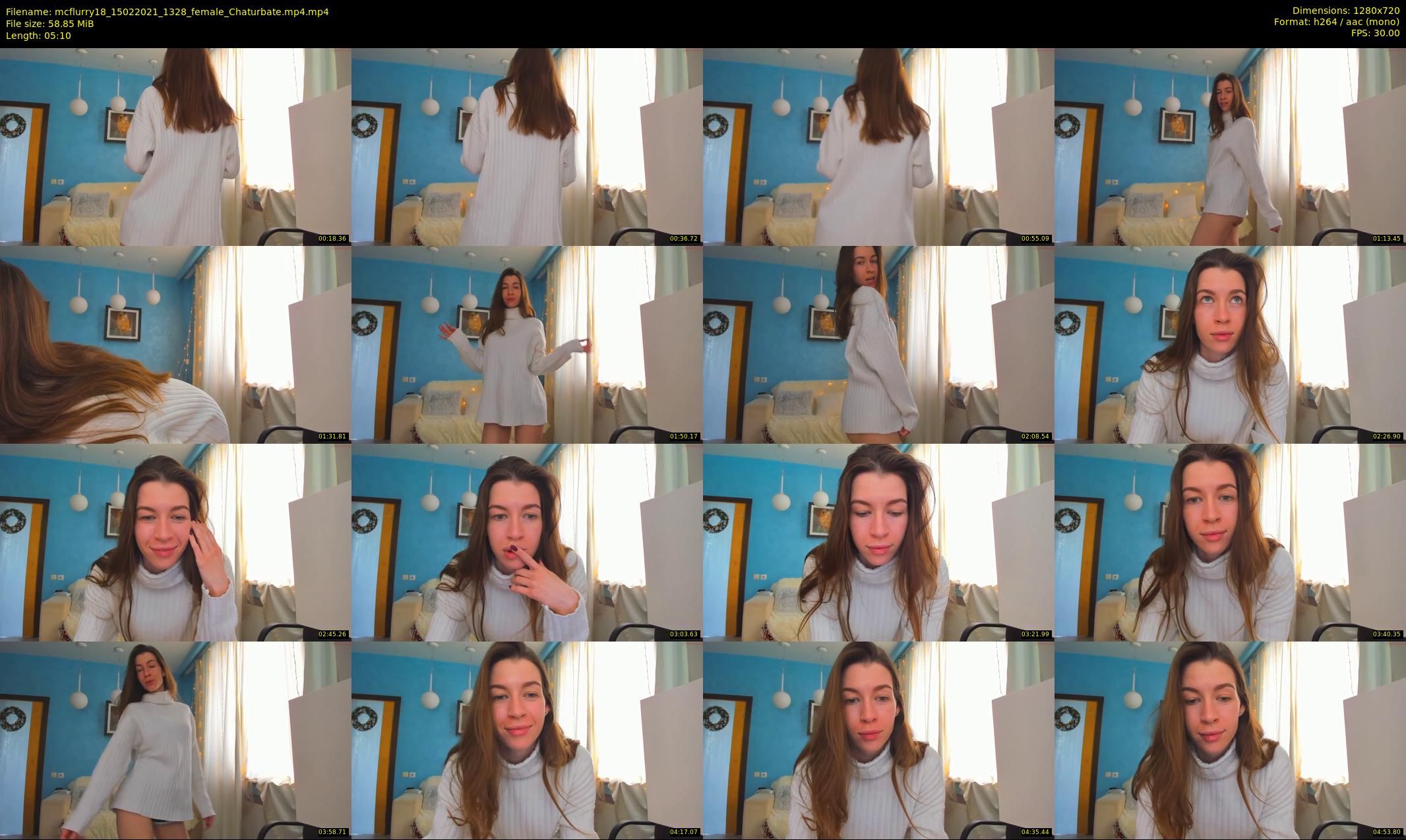 mcflurry18 — 6 minute Chaturbate female cam show recording, 720p, Feb 15, 2021