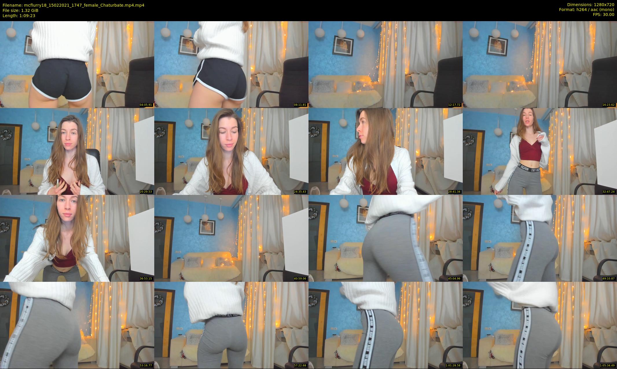 mcflurry18 — 70 minute Chaturbate female cam show recording, 720p, Feb 15, 2021