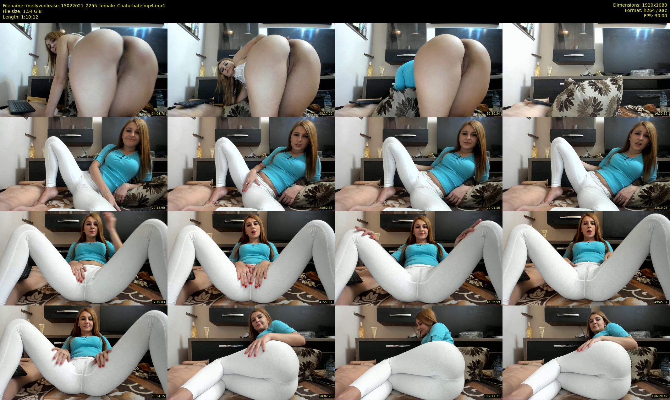 mellyvontease — 71 minute Chaturbate female cam show recording, 1080p, Feb 15, 2021