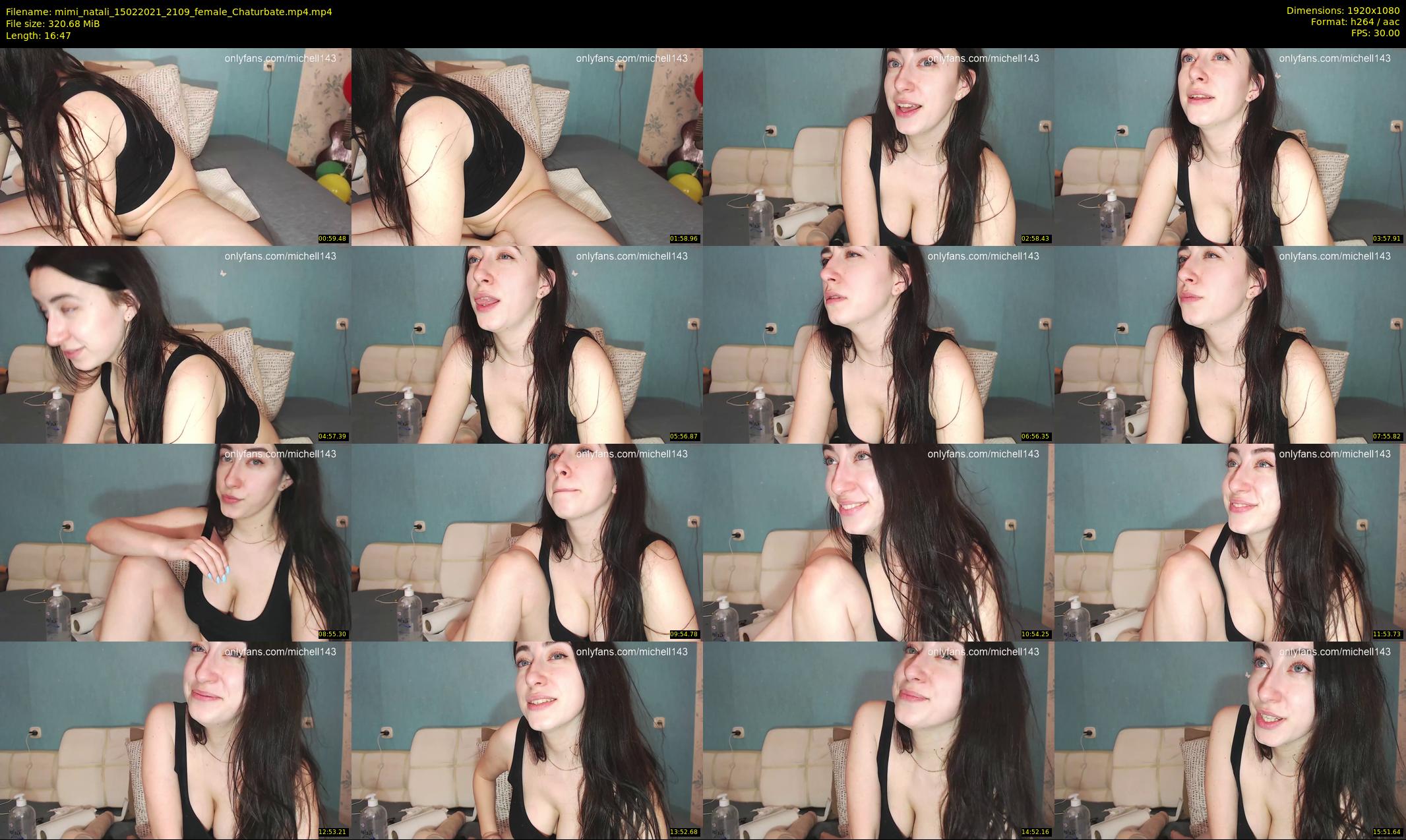 mimi_natali — 17 minute Chaturbate female cam show recording, 1080p, Feb 15, 2021