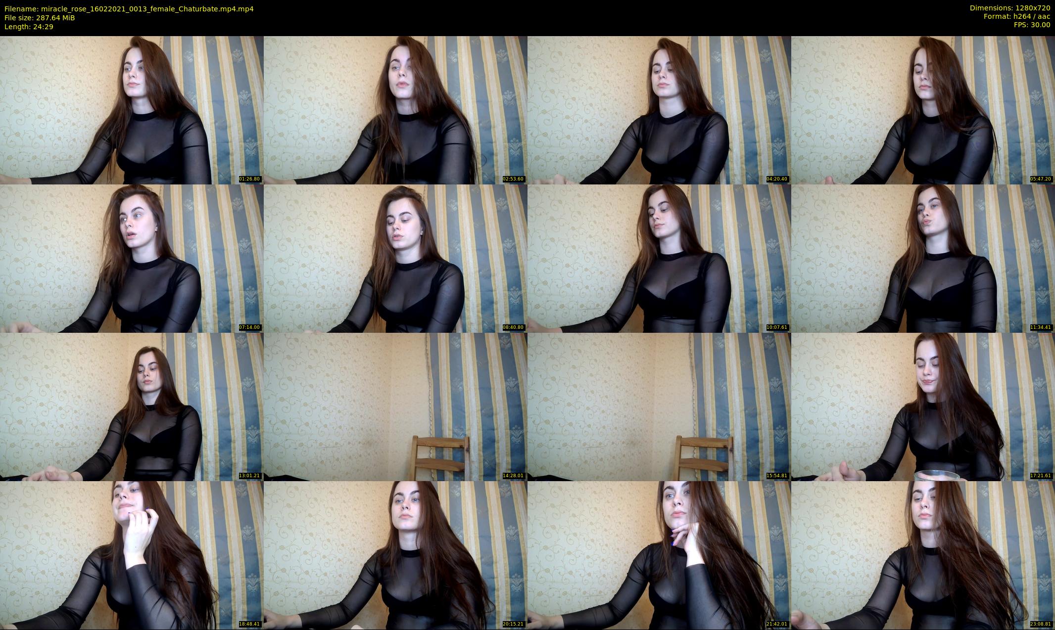 miracle_rose — 25 minute Chaturbate female cam show recording, 720p, Feb 16, 2021