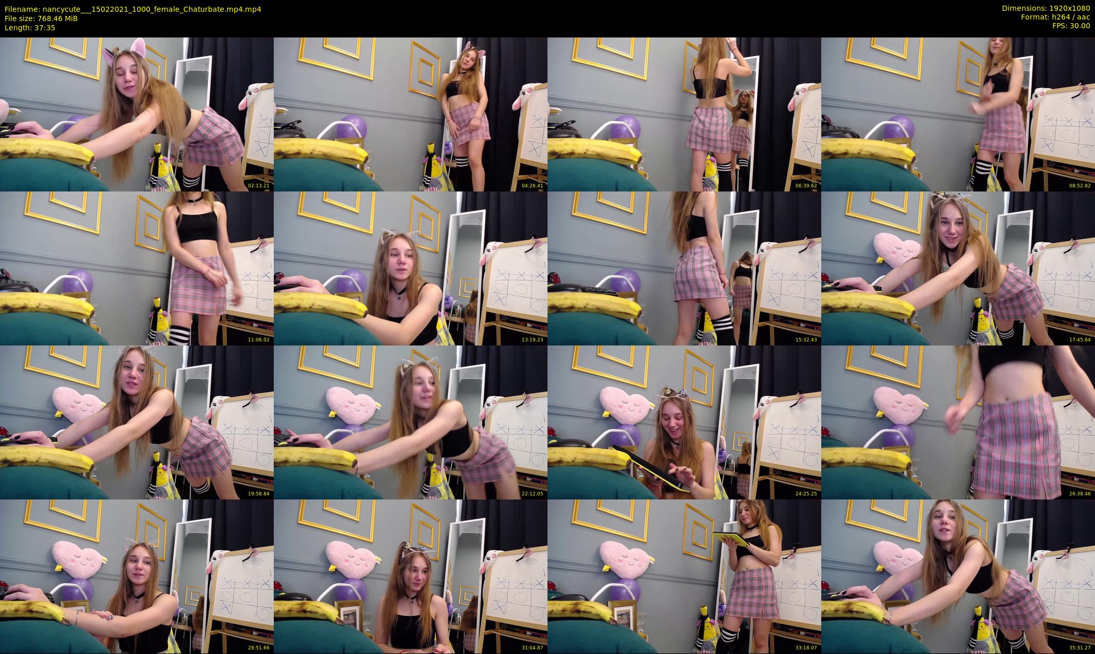 nancycute__ — 38 minute Chaturbate female cam show recording, 1080p, Feb 15, 2021