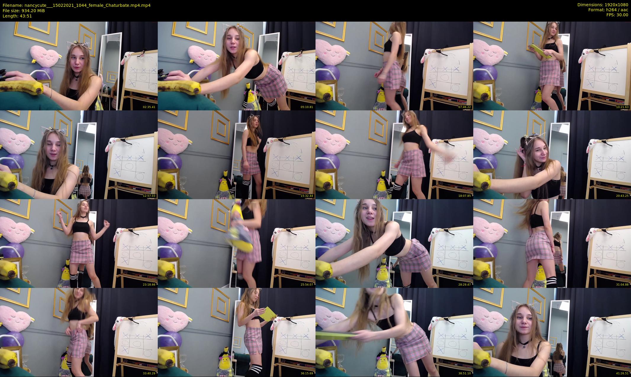 nancycute__ — 44 minute Chaturbate female cam show recording, 1080p, Feb 15, 2021