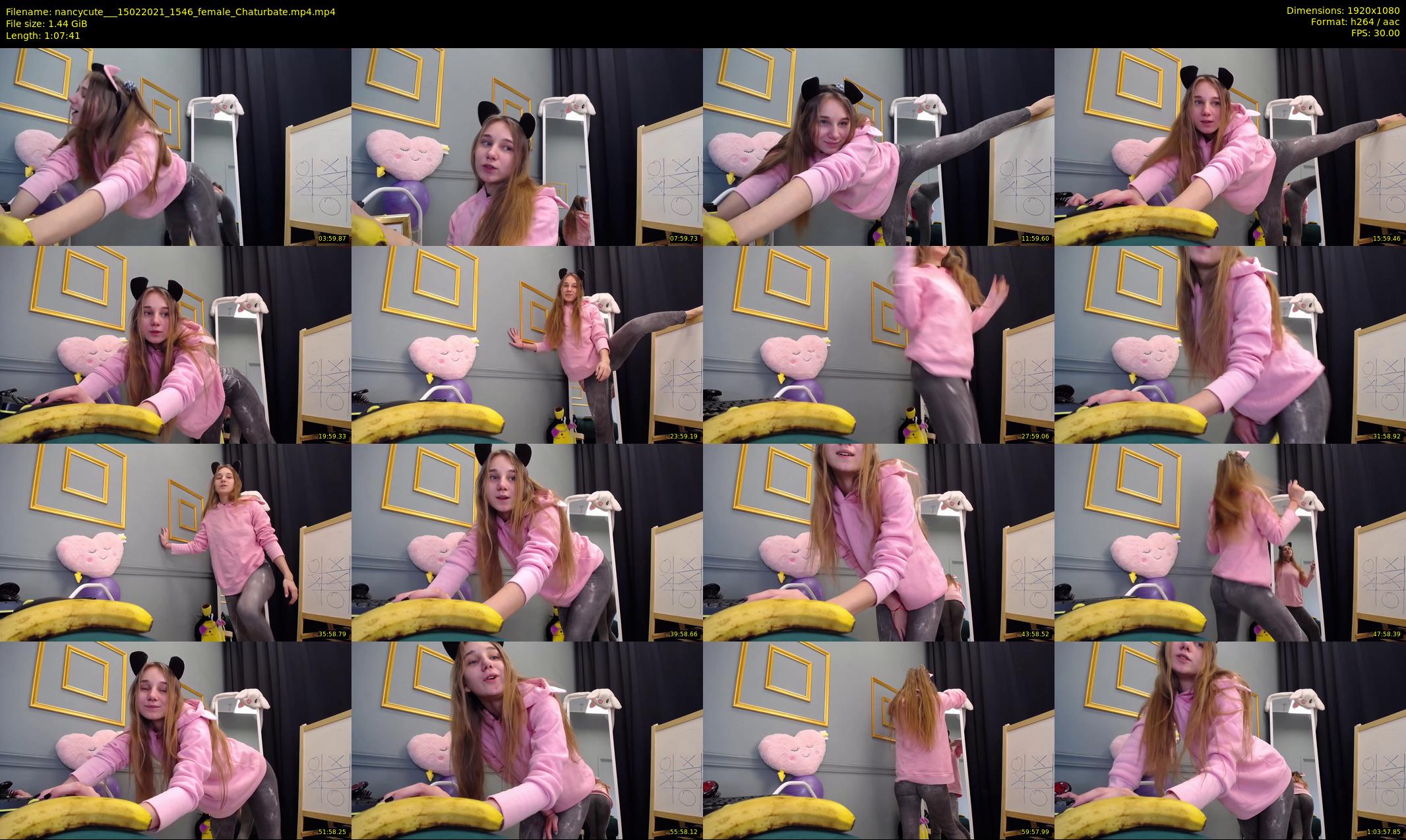 nancycute__ — 68 minute Chaturbate female cam show recording, 1080p, Feb 15, 2021