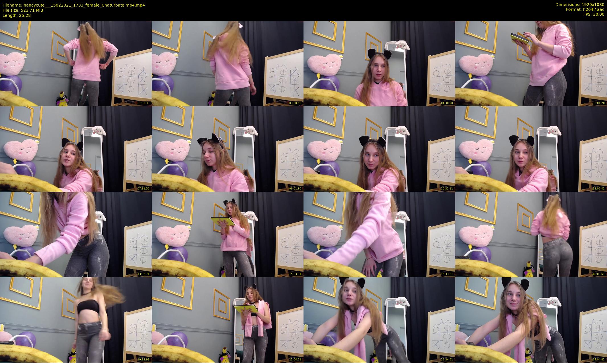 nancycute__ — 26 minute Chaturbate female cam show recording, 1080p, Feb 15, 2021