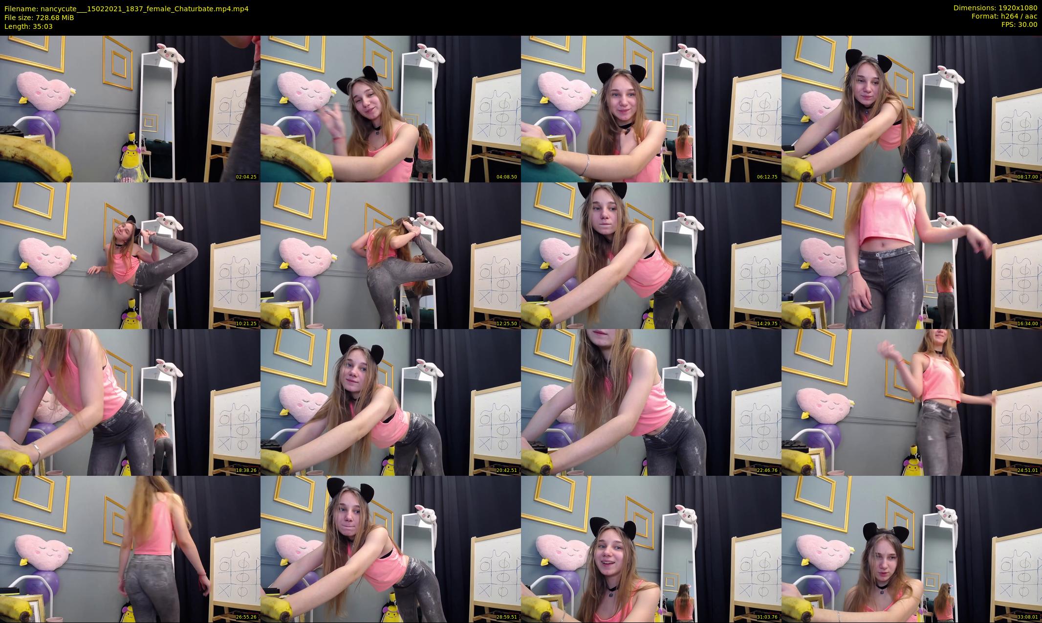 nancycute__ — 36 minute Chaturbate female cam show recording, 1080p, Feb 15, 2021