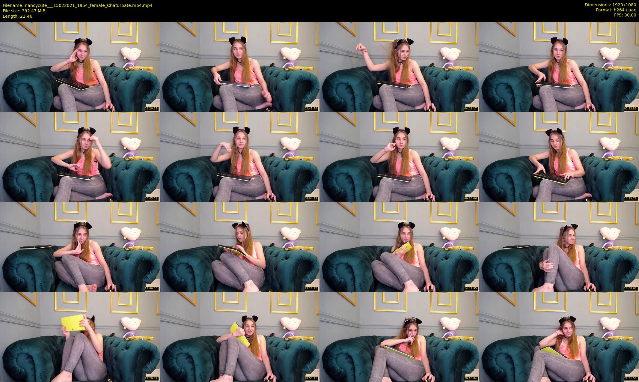 nancycute__ — 23 minute Chaturbate female cam show recording, 1080p, Feb 15, 2021