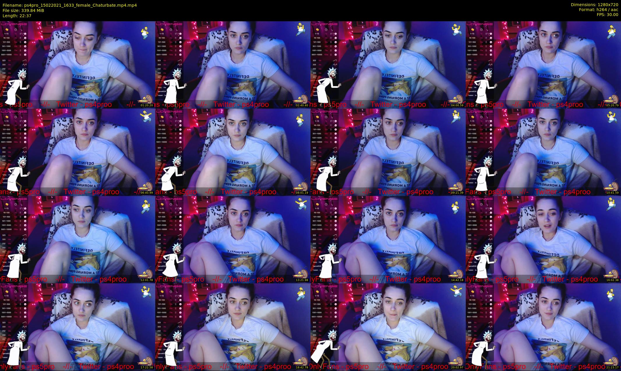 ps4pro — 23 minute Chaturbate female cam show recording, 720p, Feb 15, 2021
