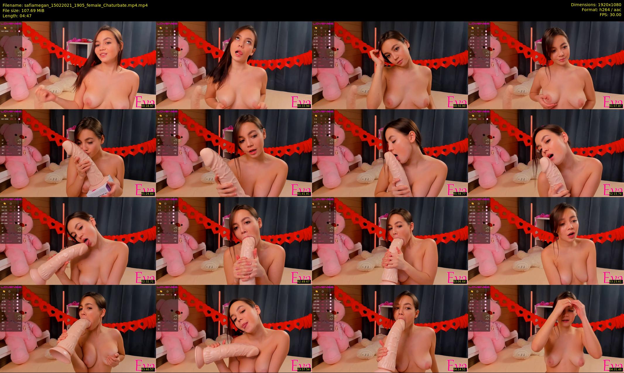 safiamegan — 5 minute Chaturbate couple cam show recording, 1080p, Feb 15, 2021