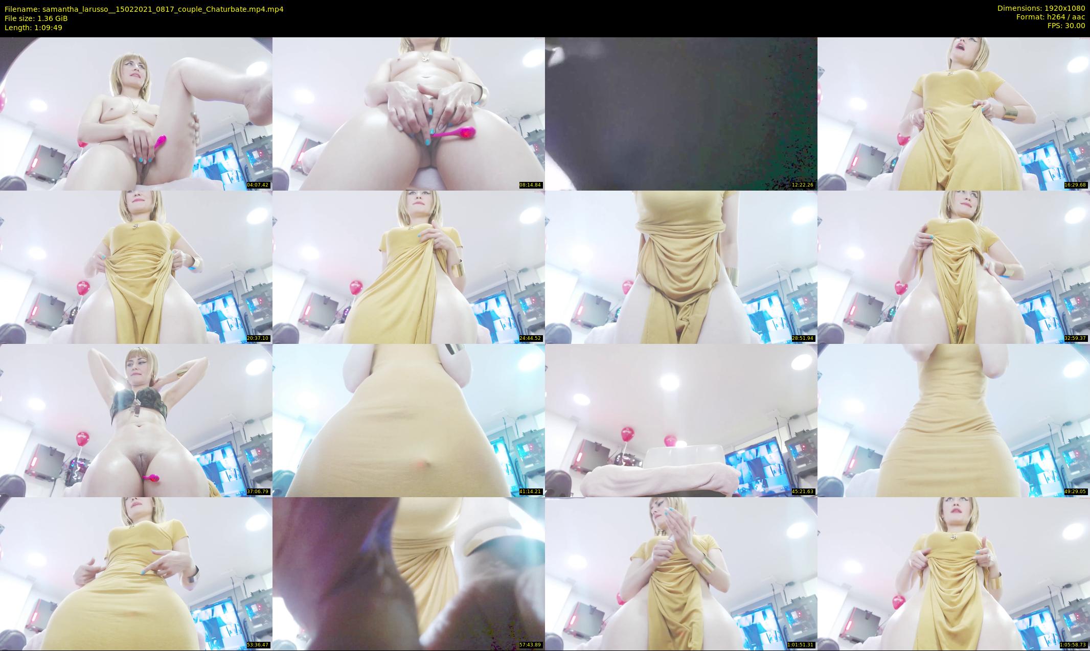 samantha_larusso_ — 70 minute Chaturbate couple cam show recording, 1080p, Feb 15, 2021