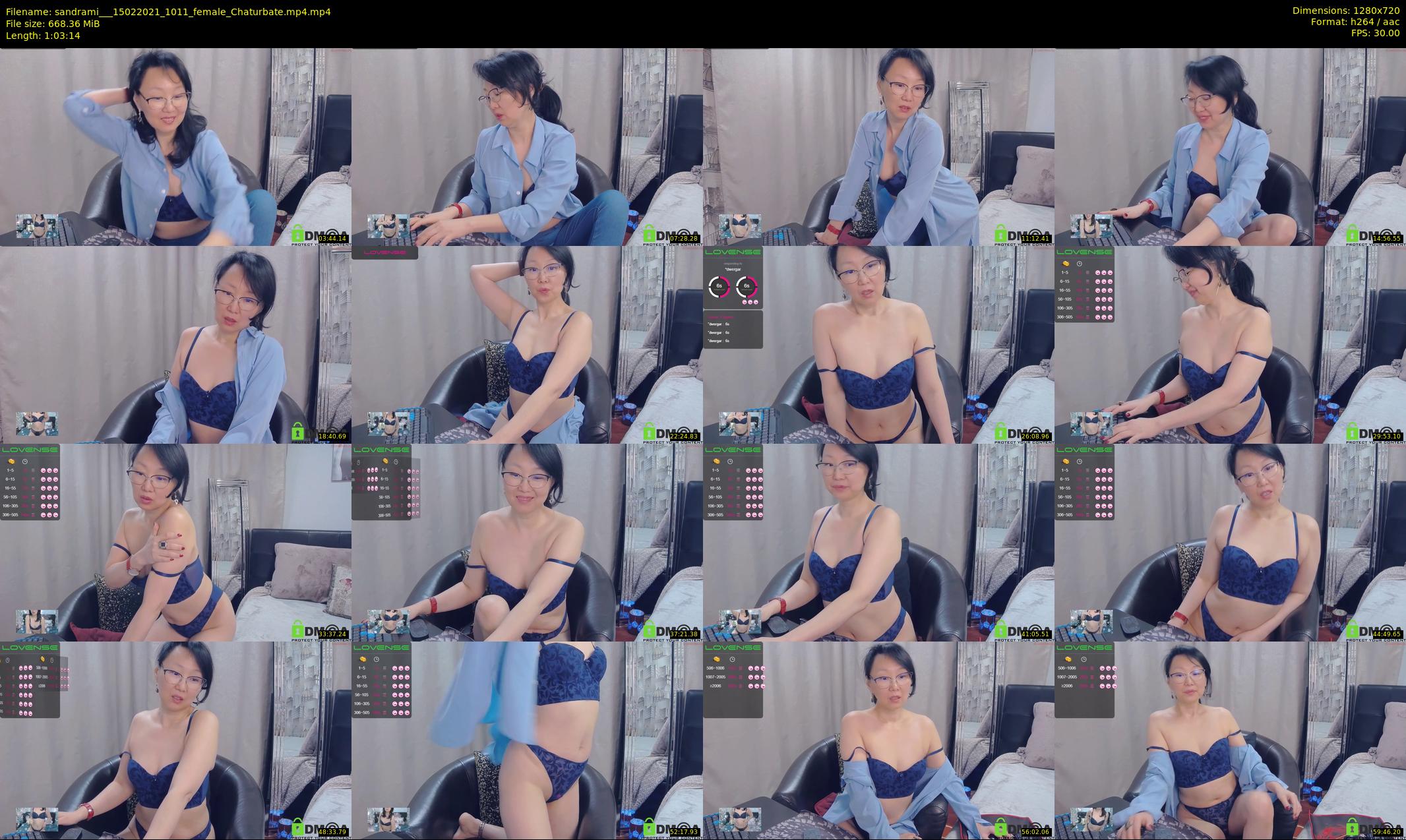 sandrami__ — 64 minute Chaturbate female cam show recording, 720p, Feb 15, 2021