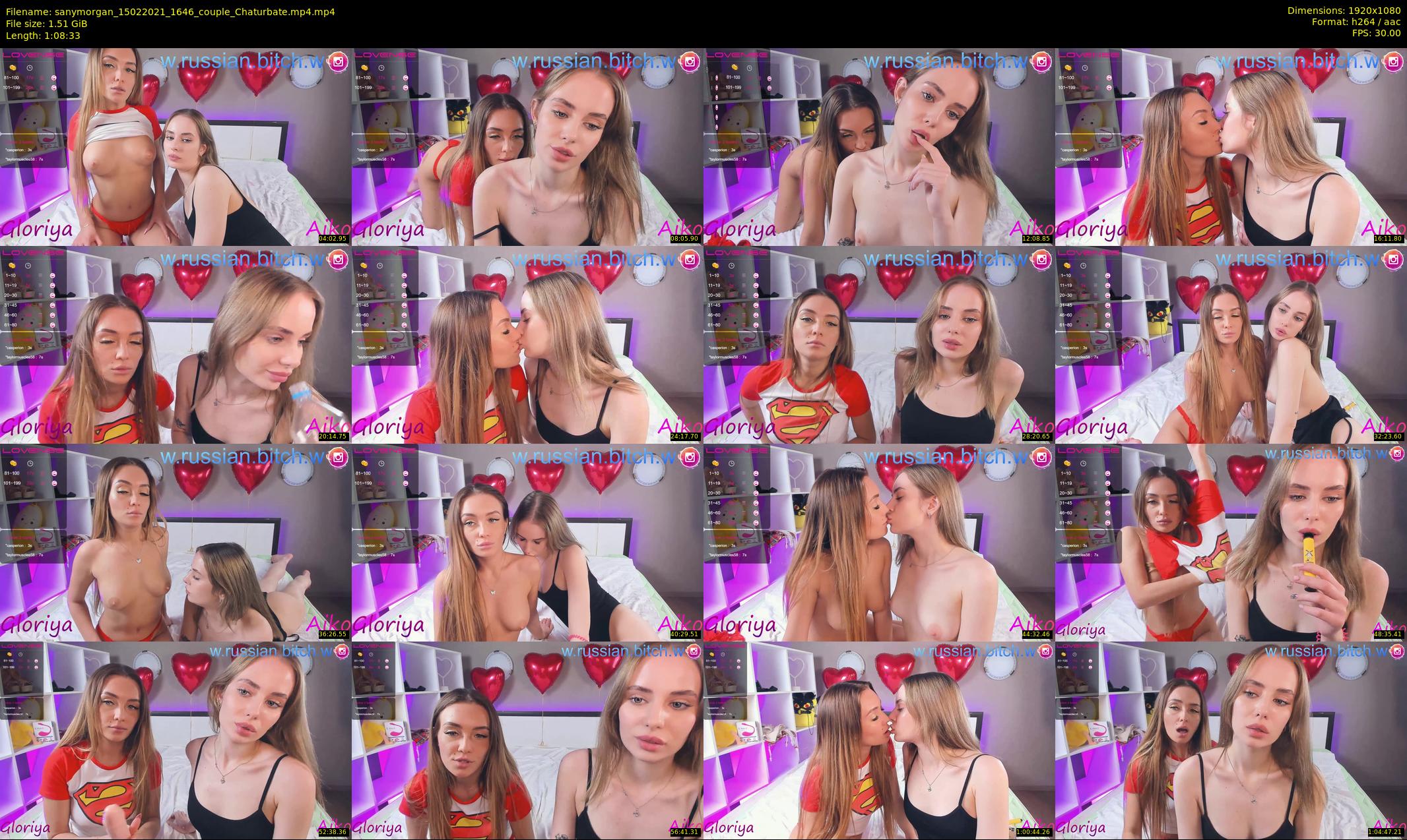 sanymorgan — 69 minute Chaturbate couple cam show recording, 1080p, Feb 15, 2021
