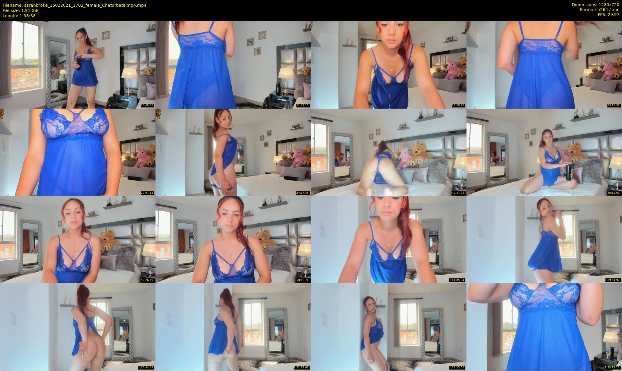sarahbroke — 99 minute Chaturbate female cam show recording, 720p, Feb 15, 2021