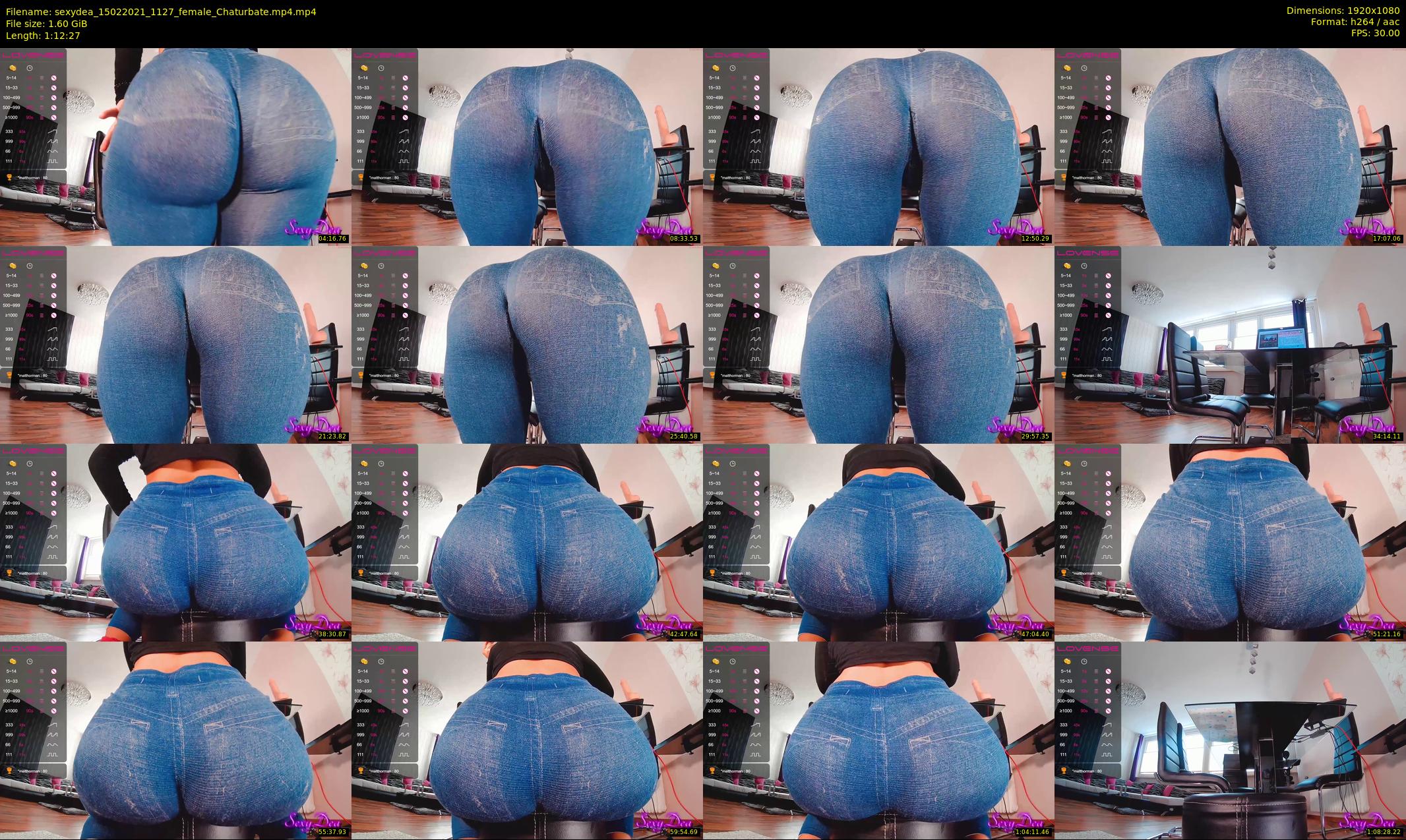 sexydea — 73 minute Chaturbate female cam show recording, 1080p, Feb 15, 2021
