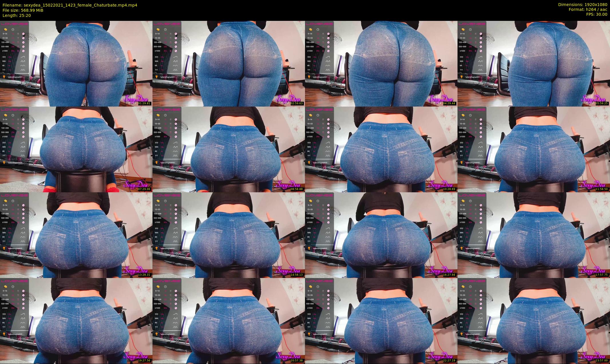 sexydea — 26 minute Chaturbate female cam show recording, 1080p, Feb 15, 2021