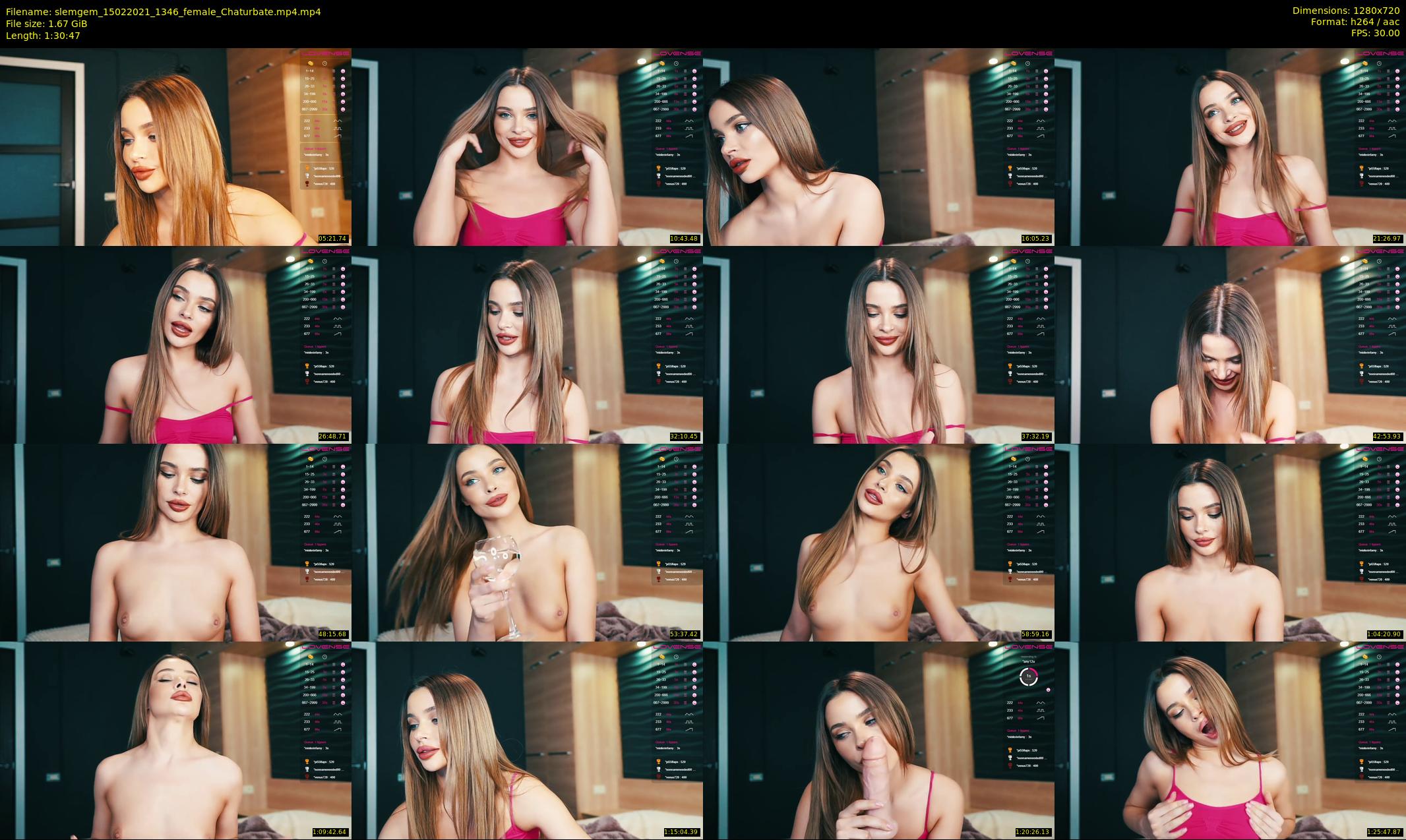slemgem — 91 minute Chaturbate couple cam show recording, 720p, Feb 15, 2021