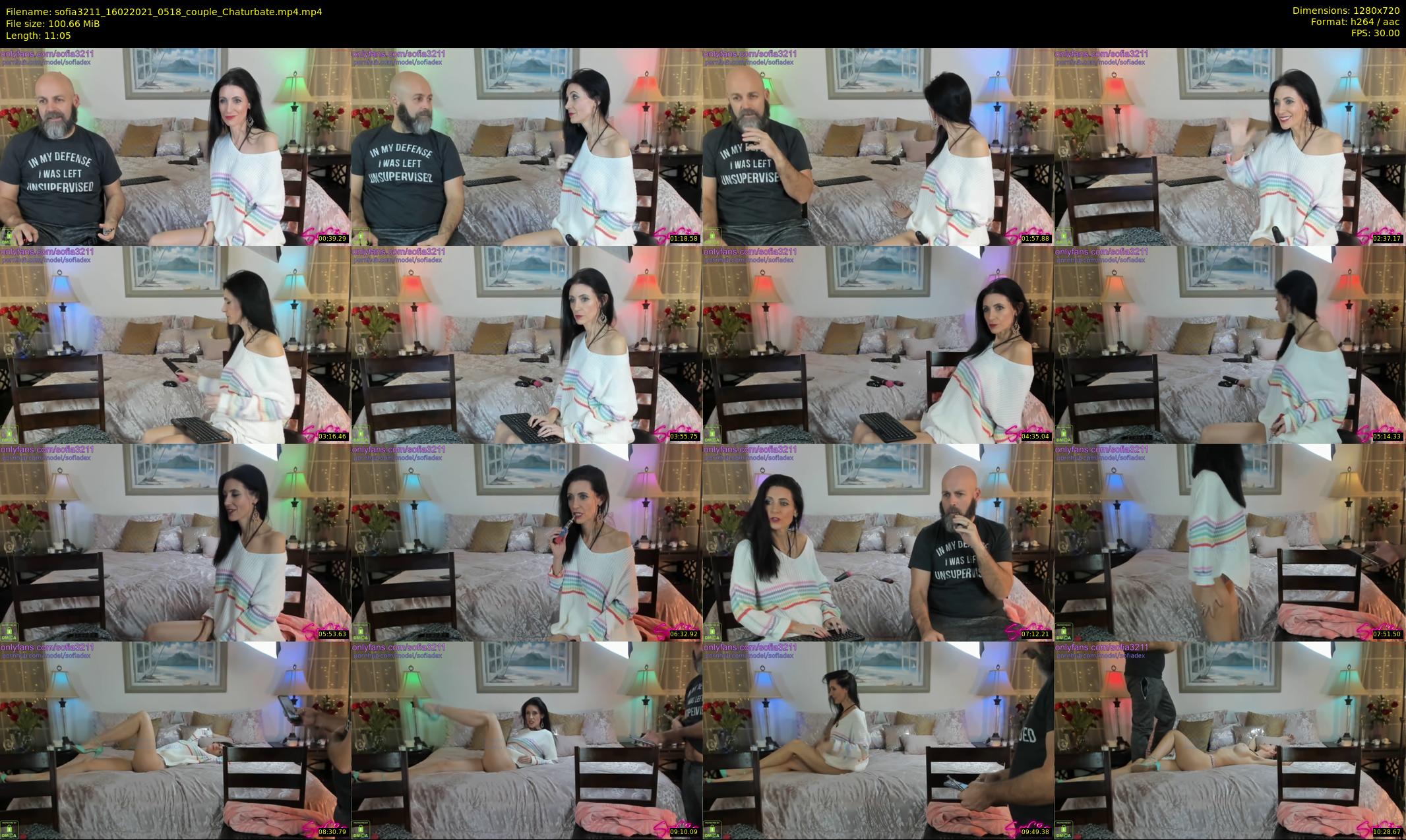 sofia3211 — 12 minute Chaturbate couple cam show recording, 720p, Feb 16, 2021