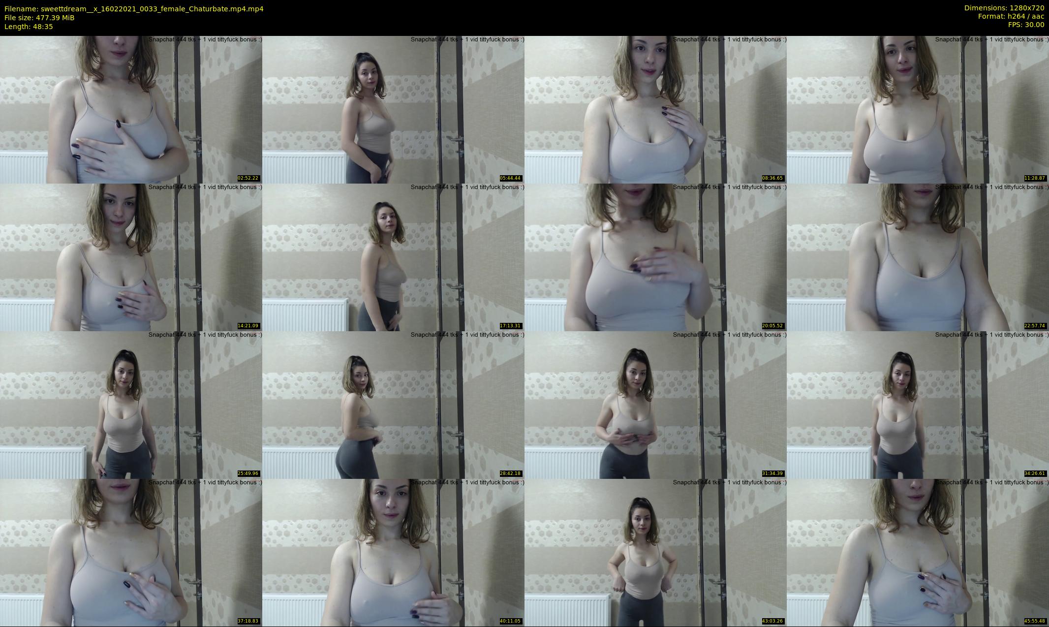 sweettdream__x — 49 minute Chaturbate female cam show recording, 720p, Feb 16, 2021