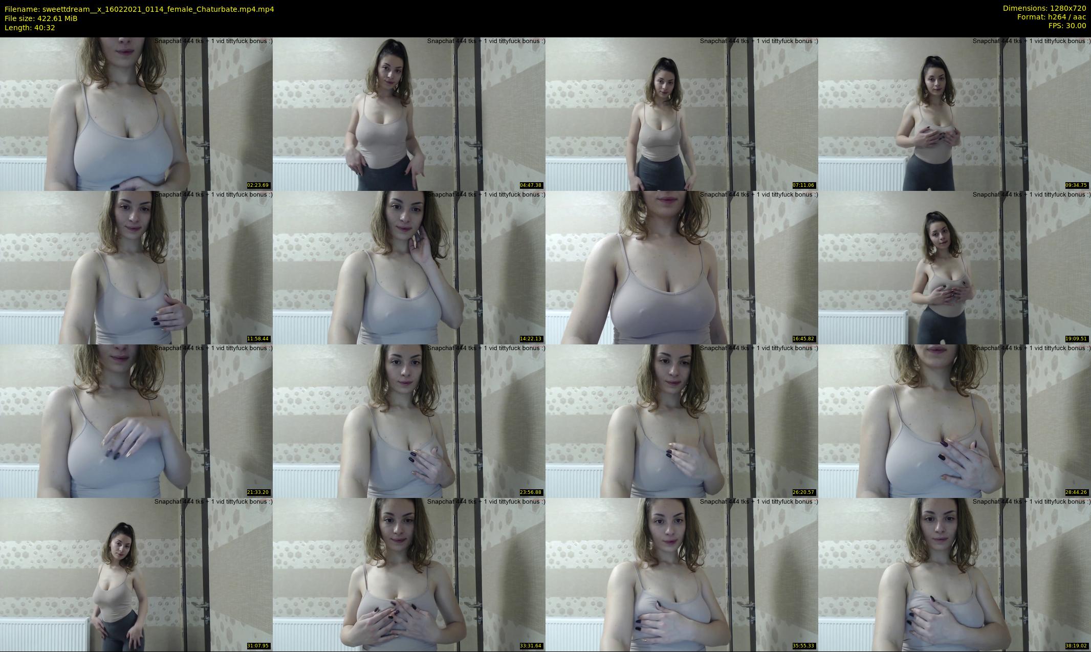 sweettdream__x — 41 minute Chaturbate female cam show recording, 720p, Feb 16, 2021