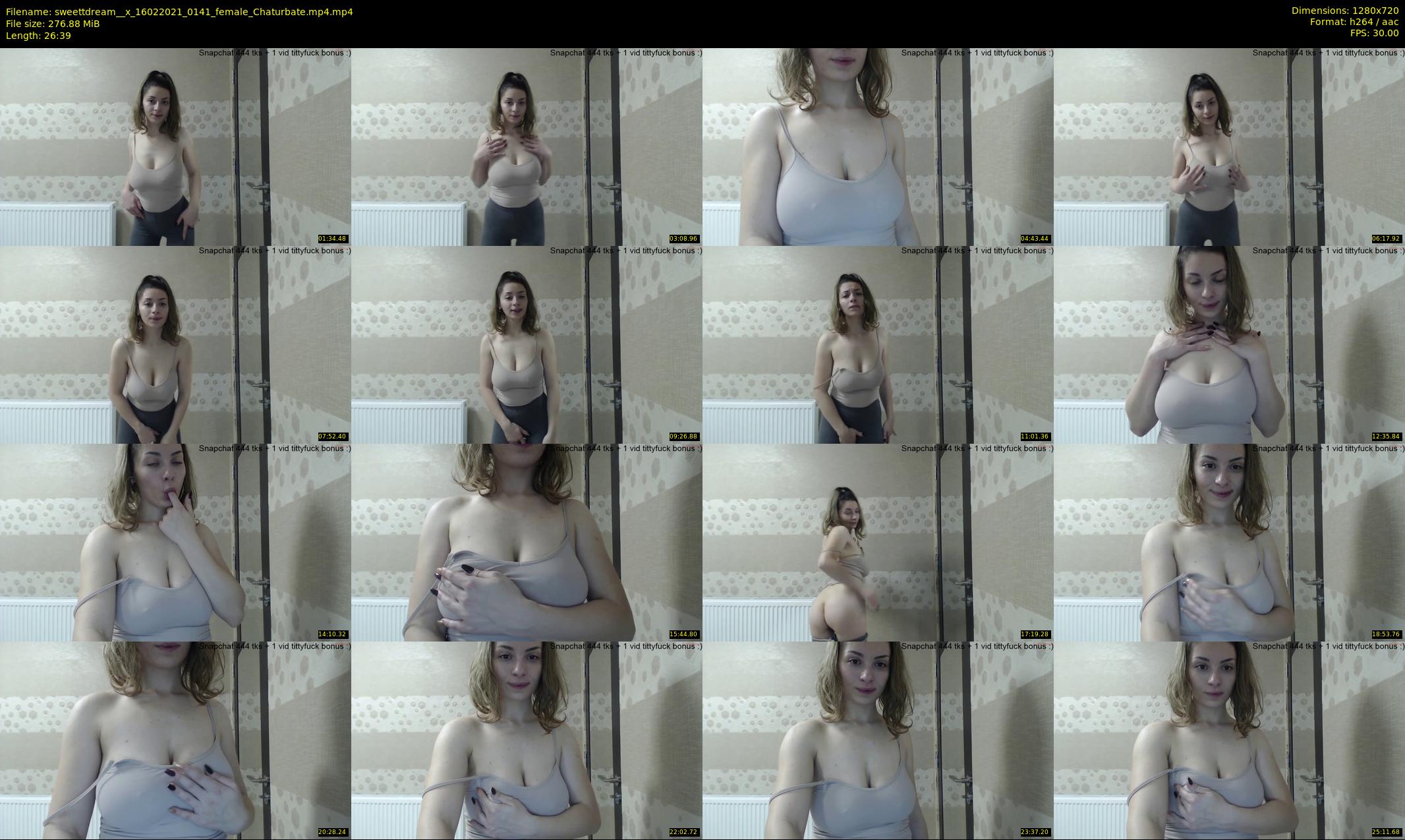 sweettdream__x — 27 minute Chaturbate female cam show recording, 720p, Feb 16, 2021