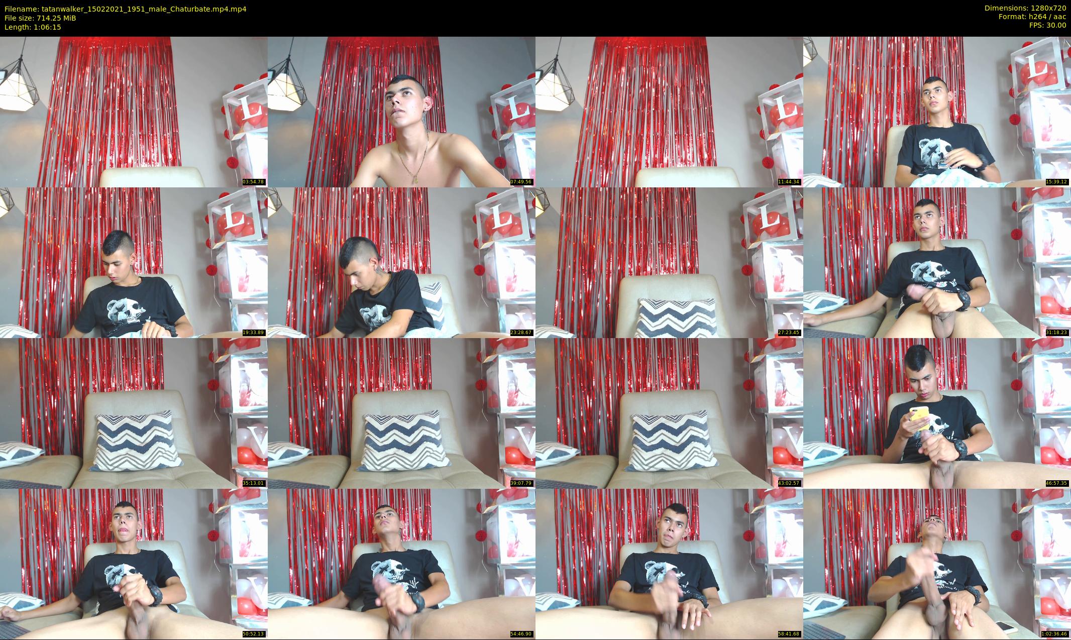 tatanwalker — 67 minute Chaturbate male cam show recording, 720p, Feb 15, 2021