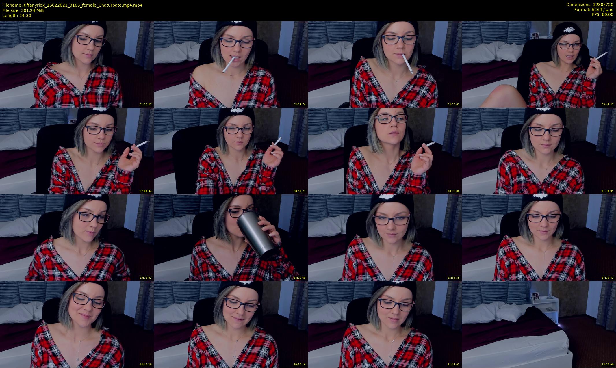 tiffanyriox — 25 minute Chaturbate female cam show recording, 720p, Feb 16, 2021