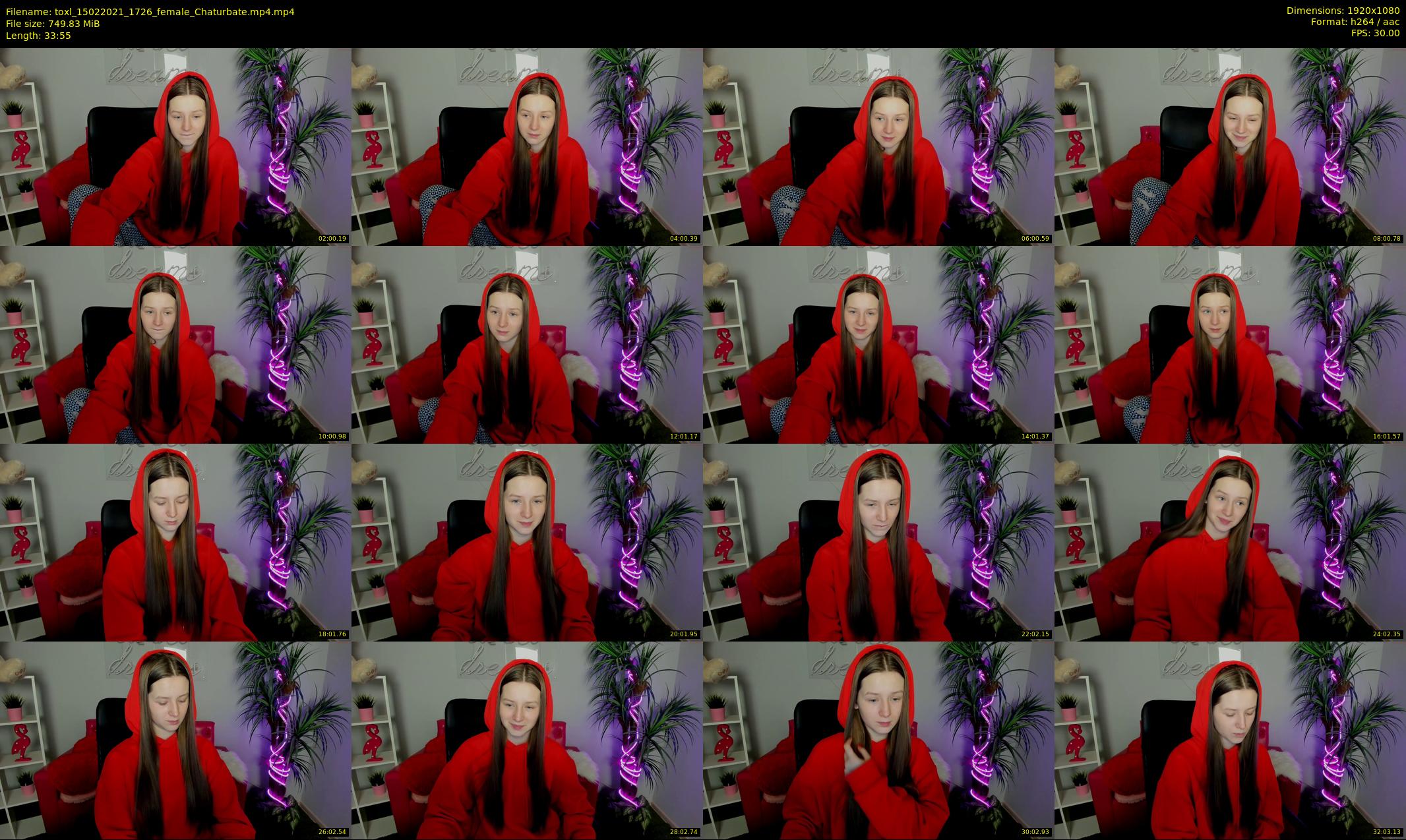 toxl — 34 minute Chaturbate female cam show recording, 1080p, Feb 15, 2021