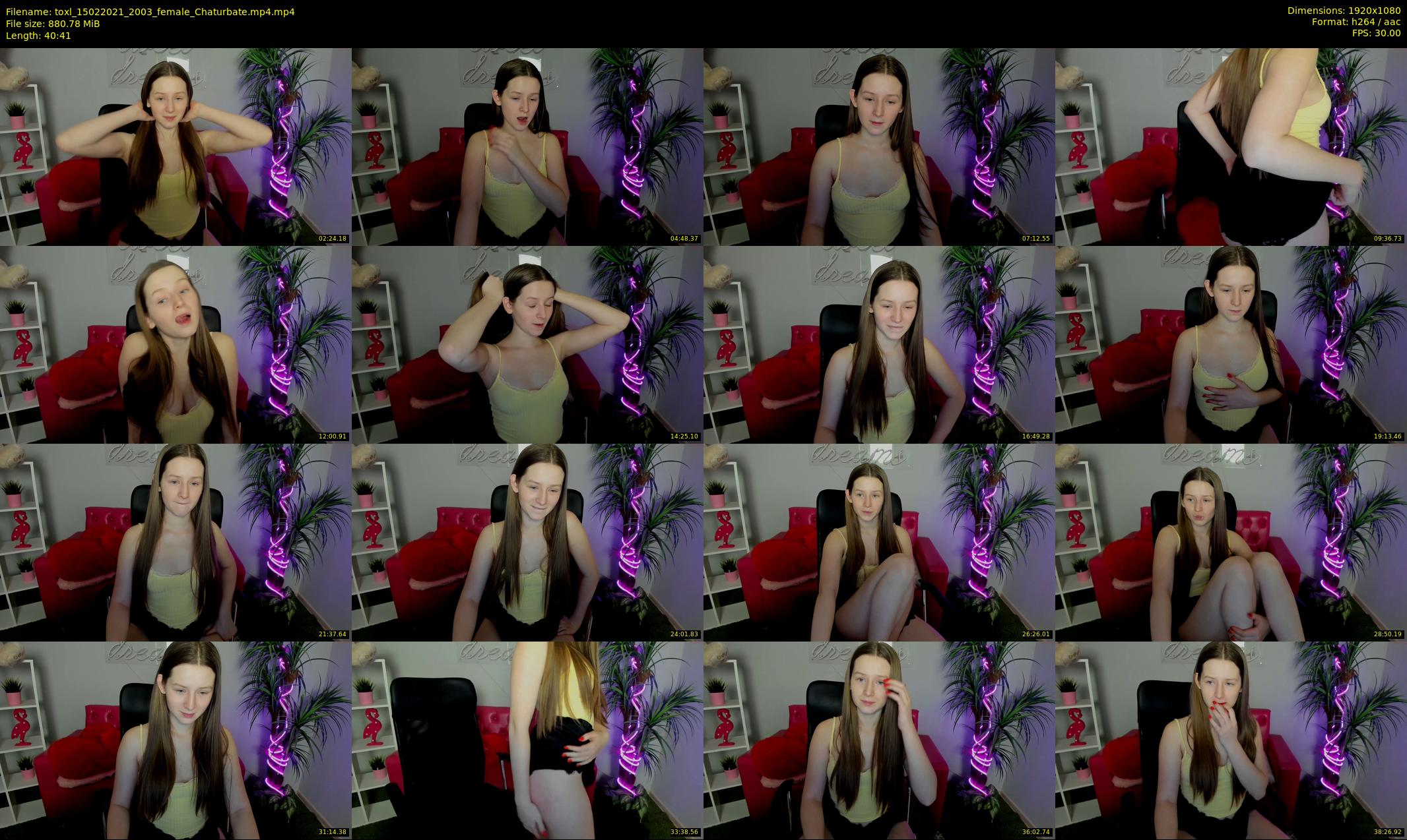 toxl — 41 minute Chaturbate female cam show recording, 1080p, Feb 15, 2021