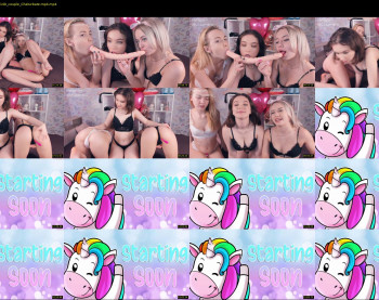 unicorngirls — 24 minute Chaturbate couple cam show recording, 720p, Feb 15, 2021