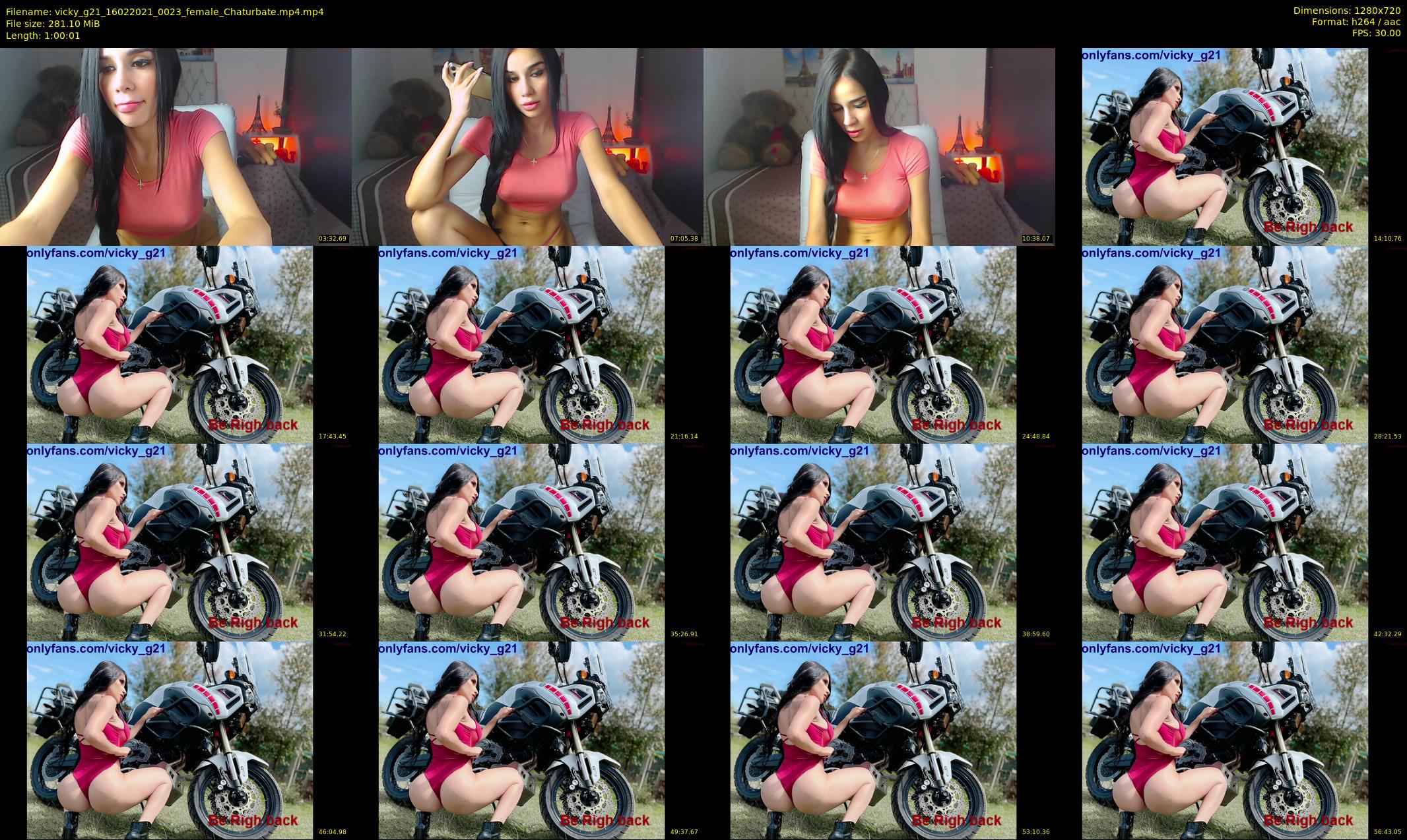 vicky_g21 — 61 minute Chaturbate female cam show recording, 720p, Feb 16, 2021