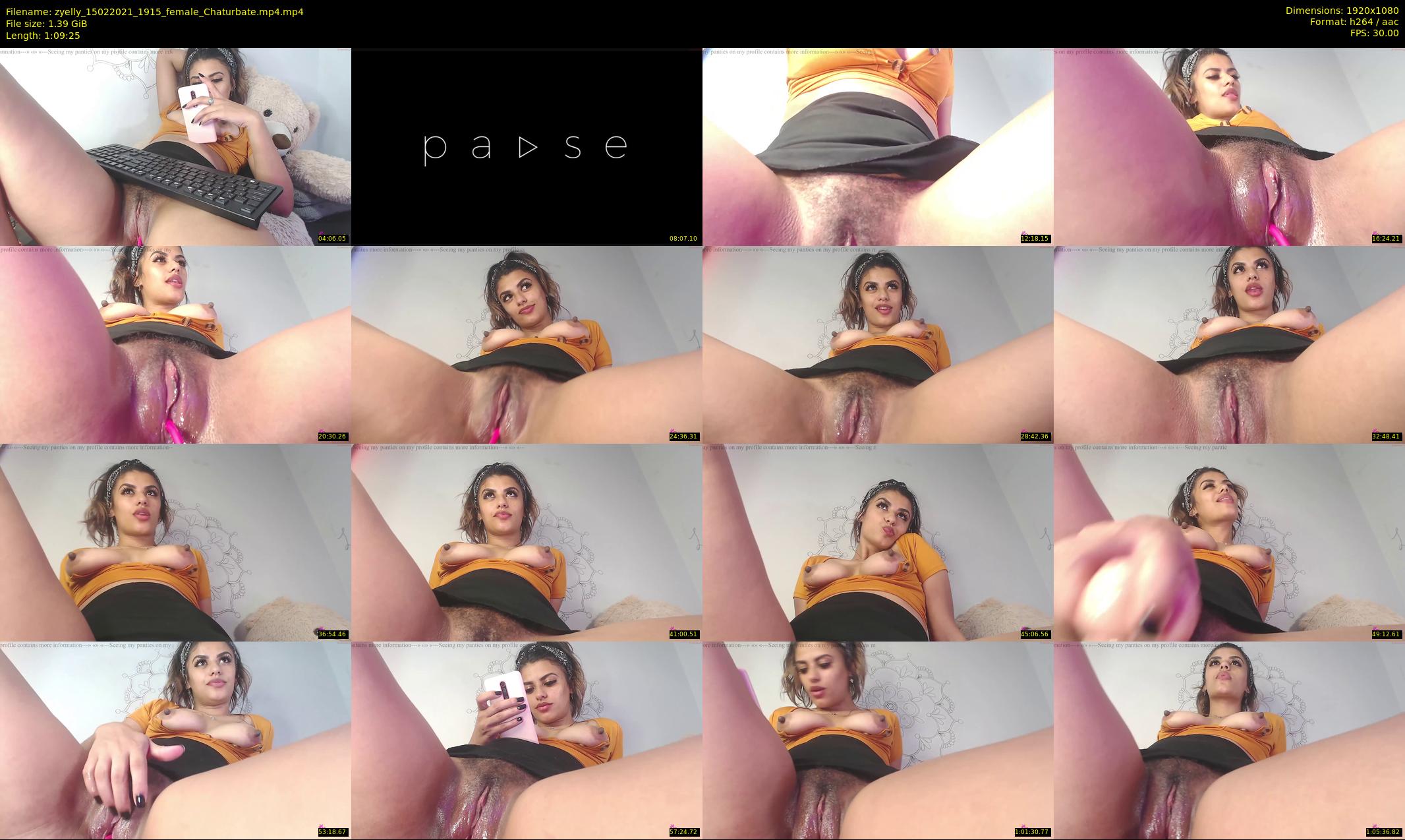 zyelly — 70 minute Chaturbate female cam show recording, 1080p, Feb 15, 2021