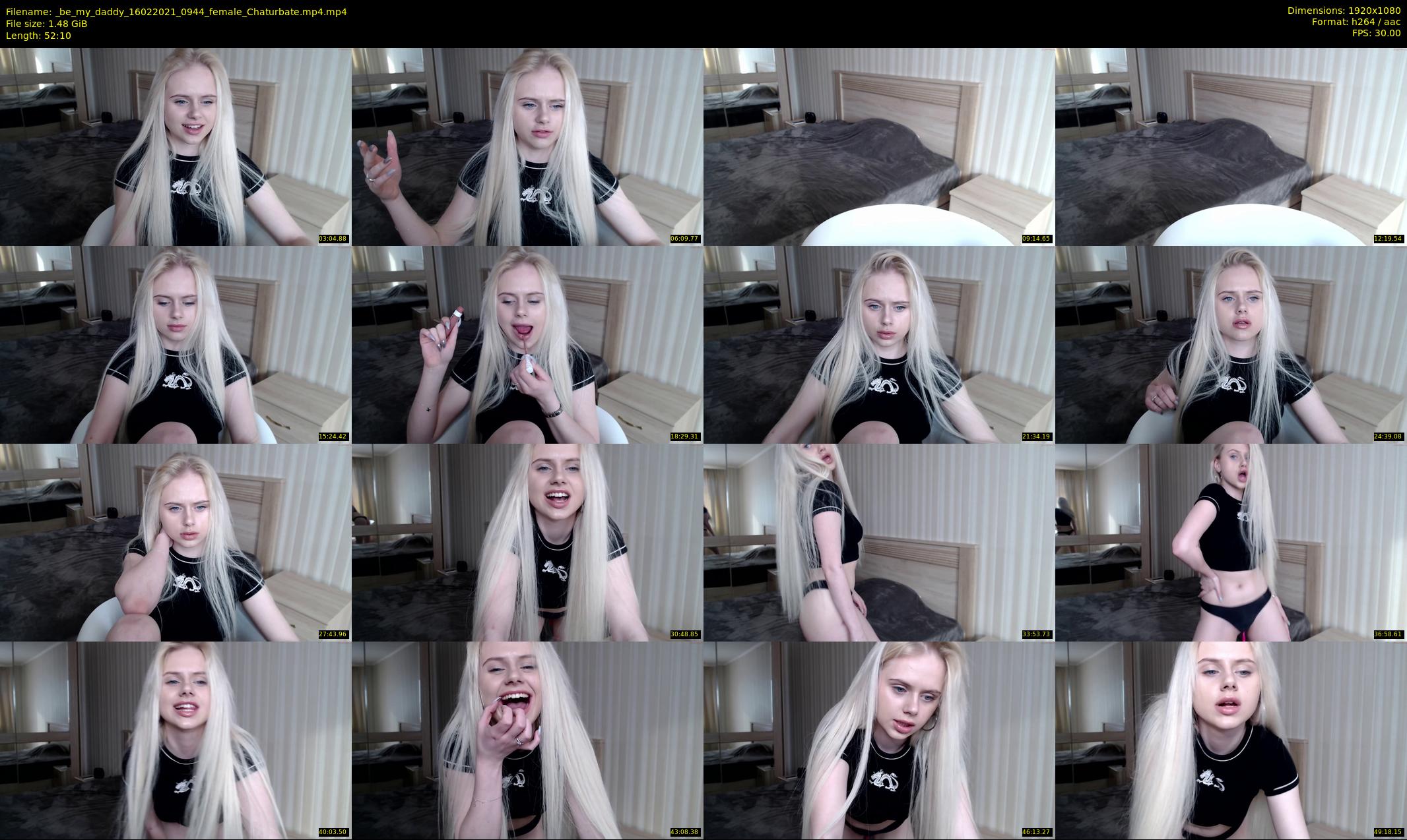 _be_my_daddy — 53 minute Chaturbate female cam show recording, 1080p, Feb 16, 2021