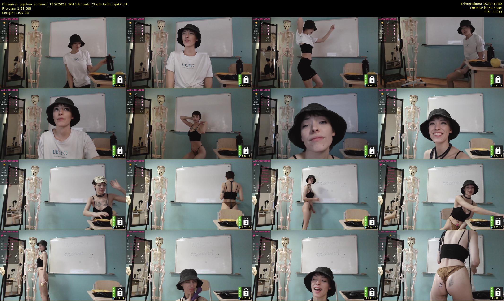 agelina_summer — 70 minute Chaturbate female cam show recording, 1080p, Feb 16, 2021