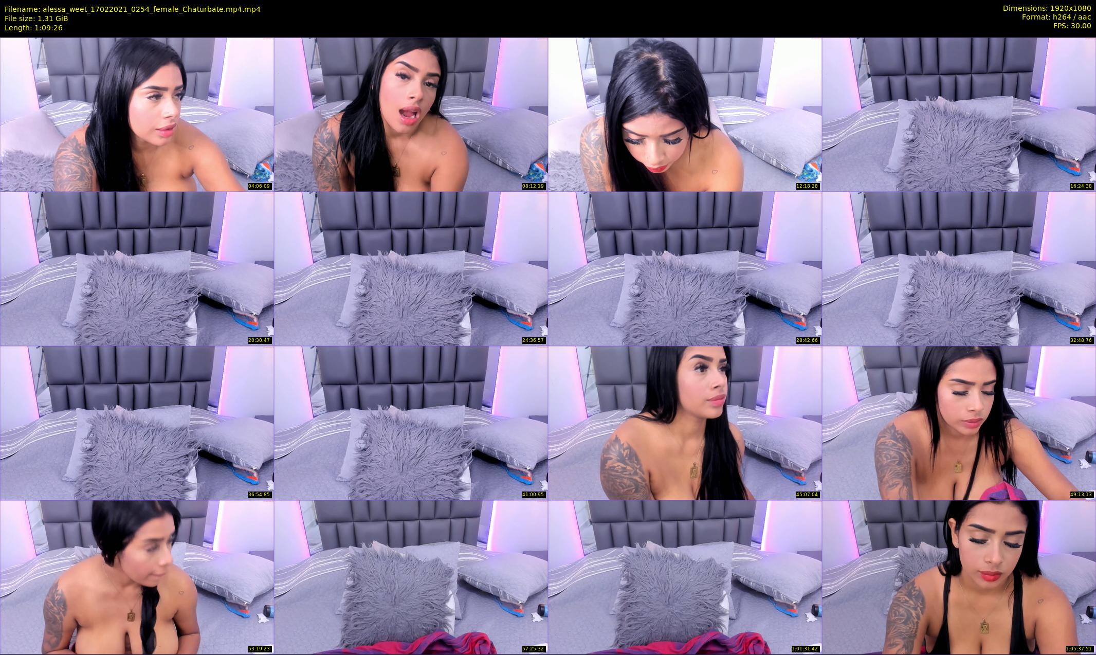 alessa_weet — 70 minute Chaturbate female cam show recording, 1080p, Feb 17, 2021