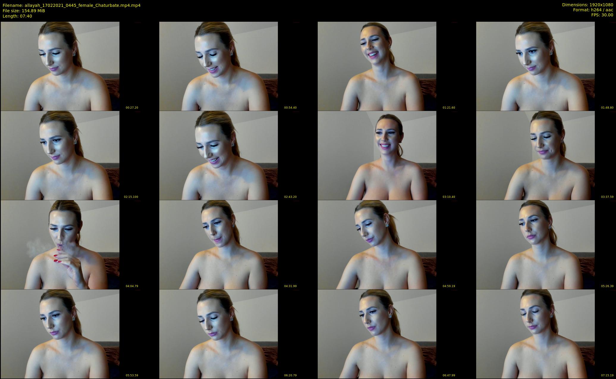 allayah — 8 minute Chaturbate female cam show recording, 1080p, Feb 17, 2021
