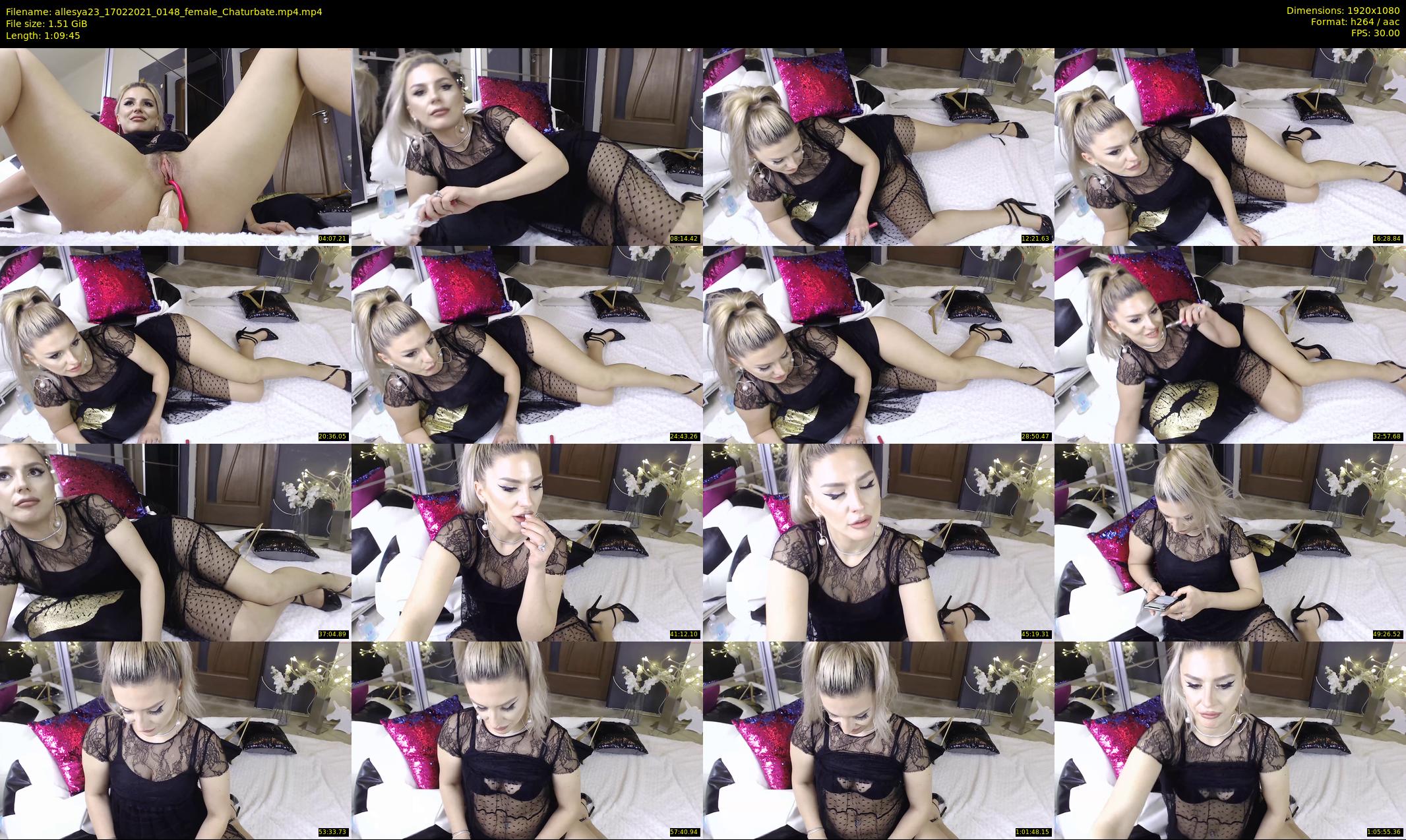 allesya23 — 70 minute Chaturbate female cam show recording, 1080p, Feb 17, 2021