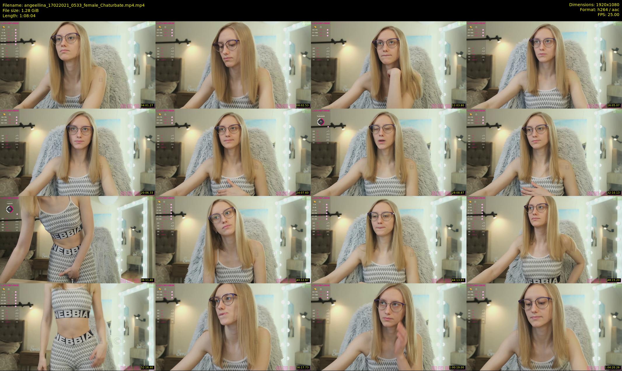 angeellina — 69 minute Chaturbate female cam show recording, 1080p, Feb 17, 2021